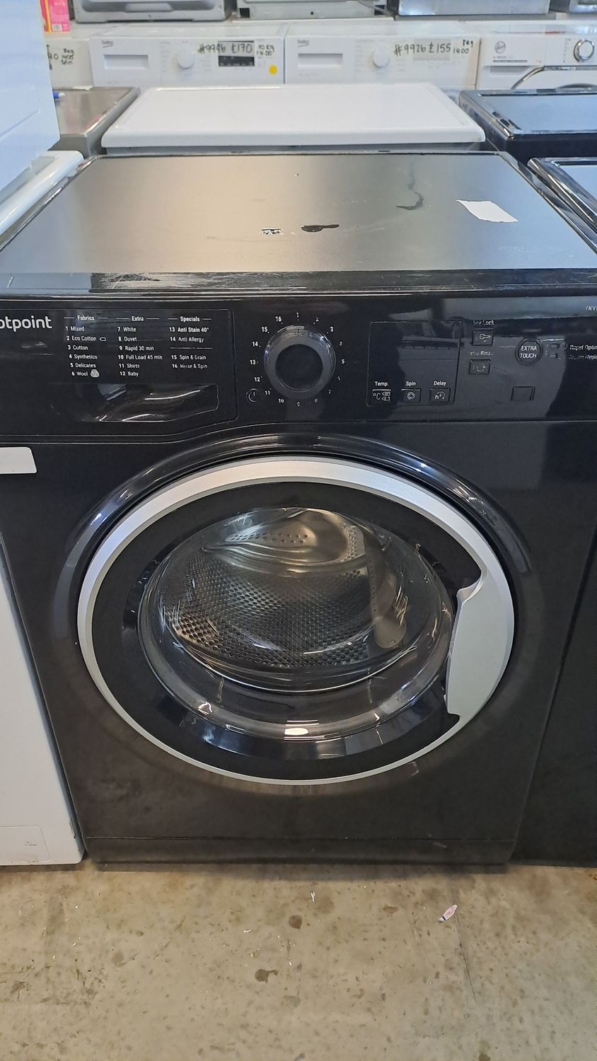 Hotpoint NSWM963CBSUK 9kg 1600rpm Washing Machine Black