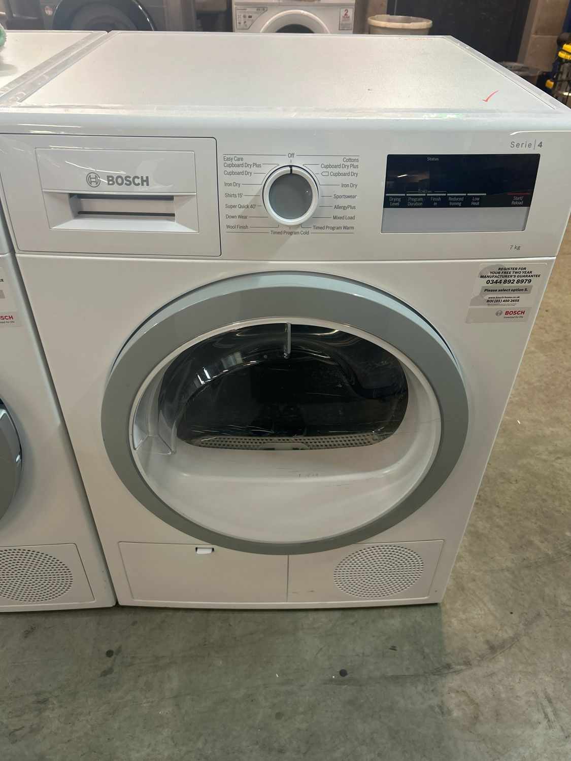 Bosch Serie 4 7kg Condenser Dryer White