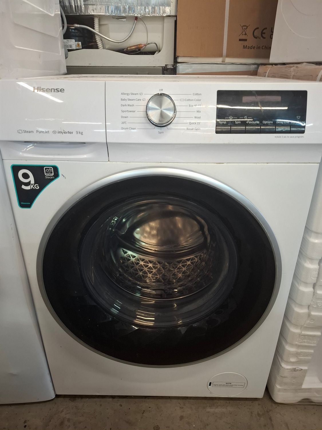 Hisense WFQY914EVJM 9Kg 1400rpm Washing Machine White