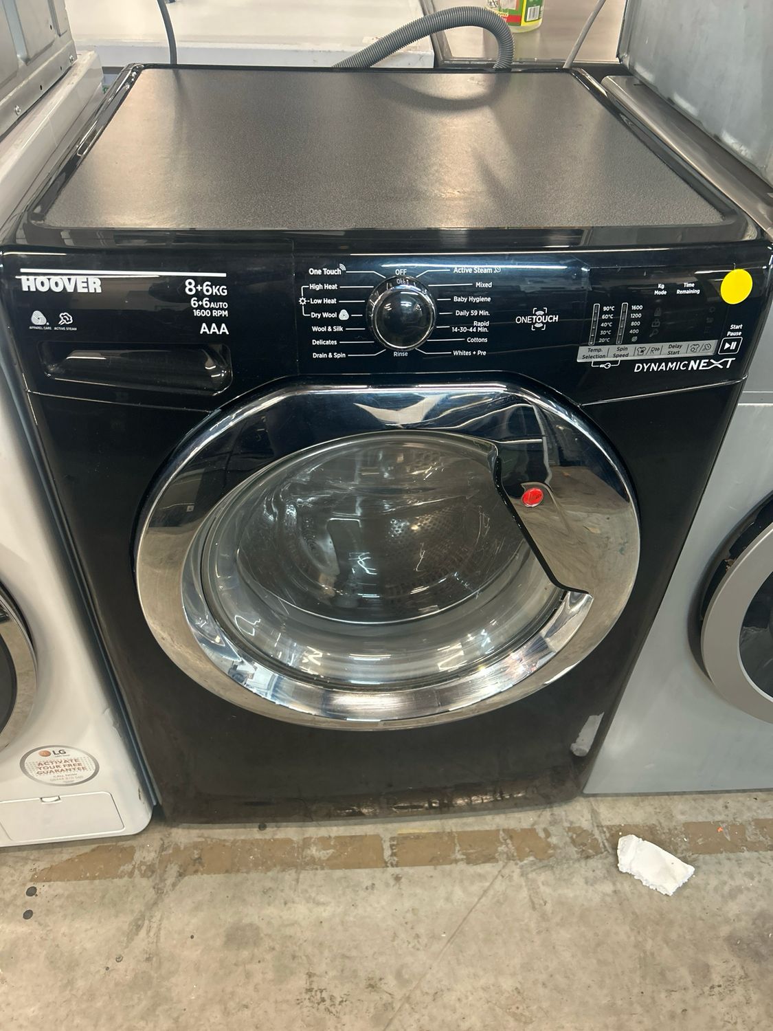 Hoover 8kg/6kg 1400rpm Washer Dryer Black