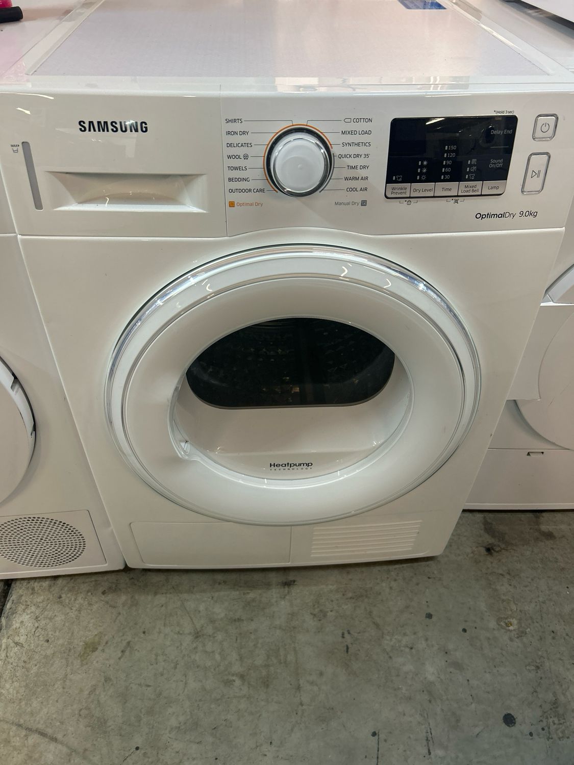 Samsung DV90M50001W 9kg Heat Pump Condenser Dryer White
