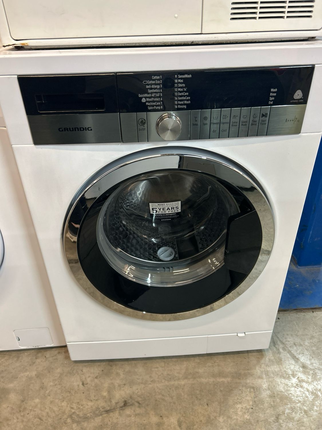 Grundig 7kg 1400 Spin Washing Machine White