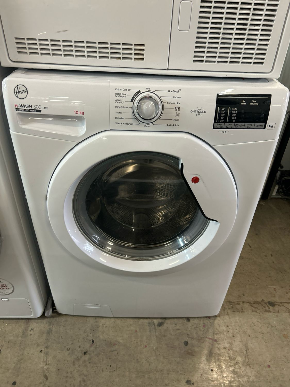 Hoover 10kg 1400rpm Washing Machine White