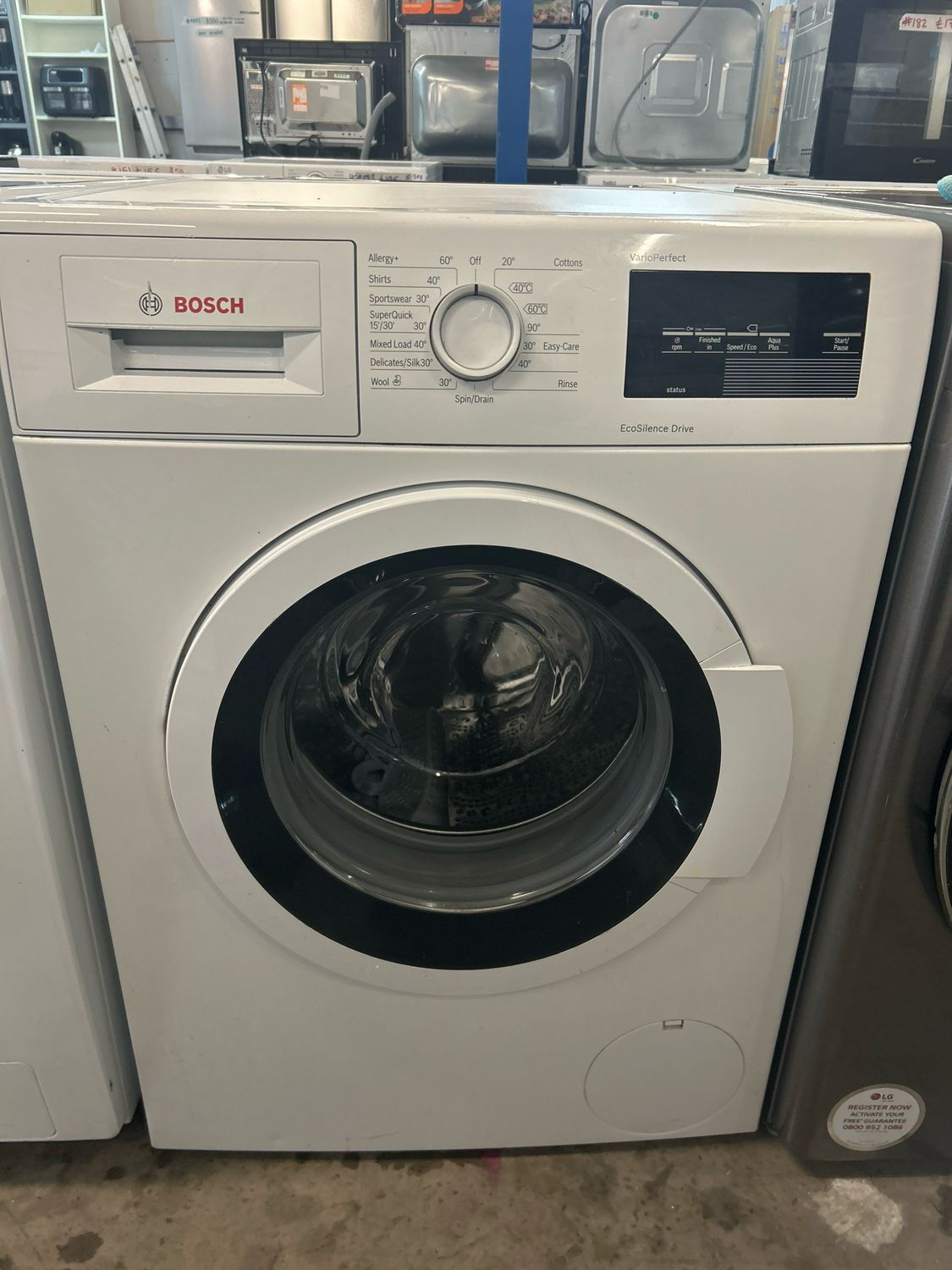 Bosch 8kg 1400rpm Washing Machine White