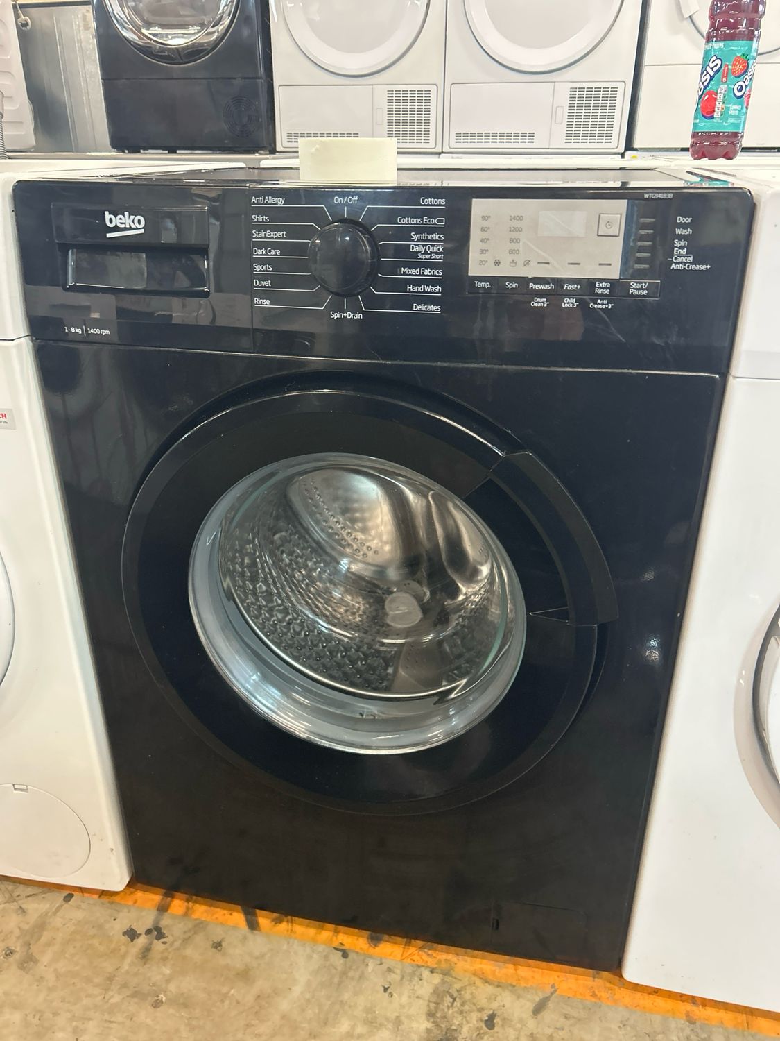 Beko WTG941B1B 9kg 1400rpm Washing Machine Black