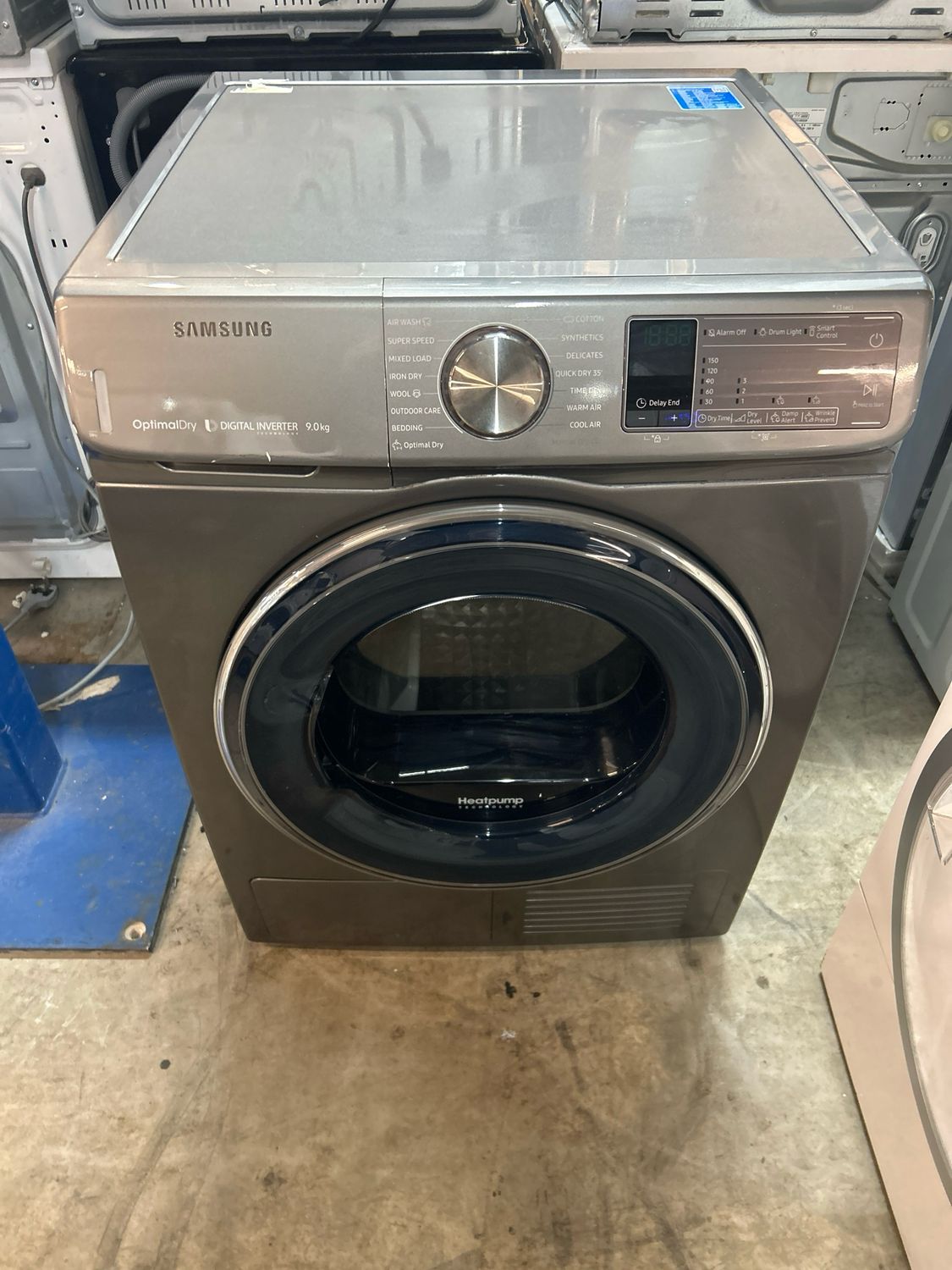 Samsung DV90N62642X 9kg Heat Pump Condenser Dryer Graphite Grey
