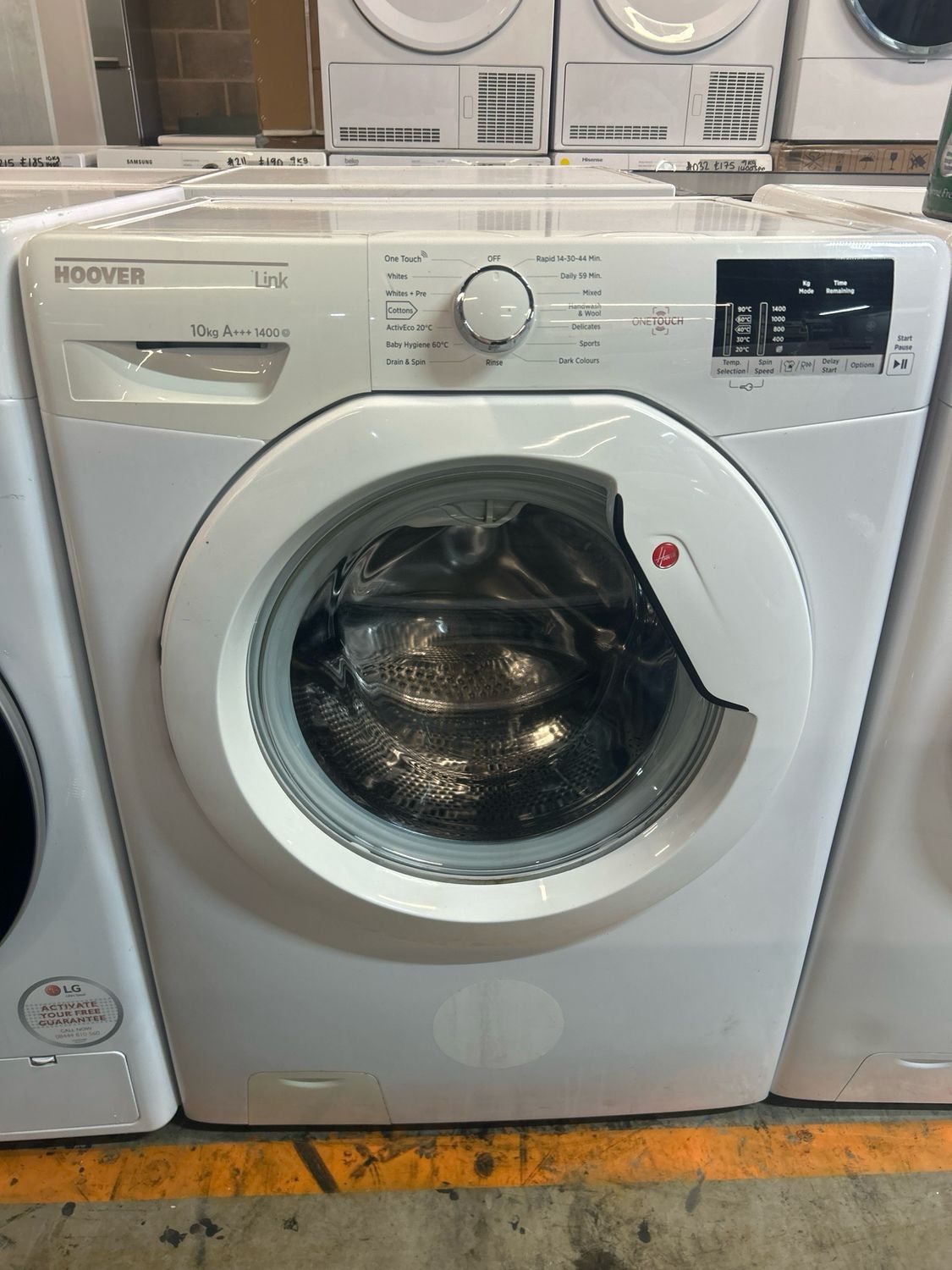 Hoover DHL14102D3.80 10kg 1400rpm Washing Machine White