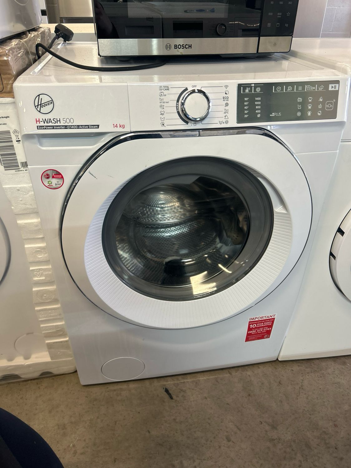 Hoover HWB414AMC 14kg 1400rpm Washing Machine White