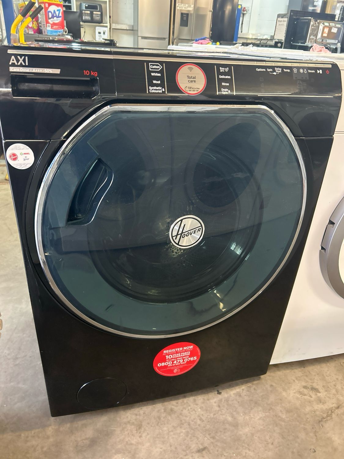 Hoover 10kg 1400rpm Washing Machine Black