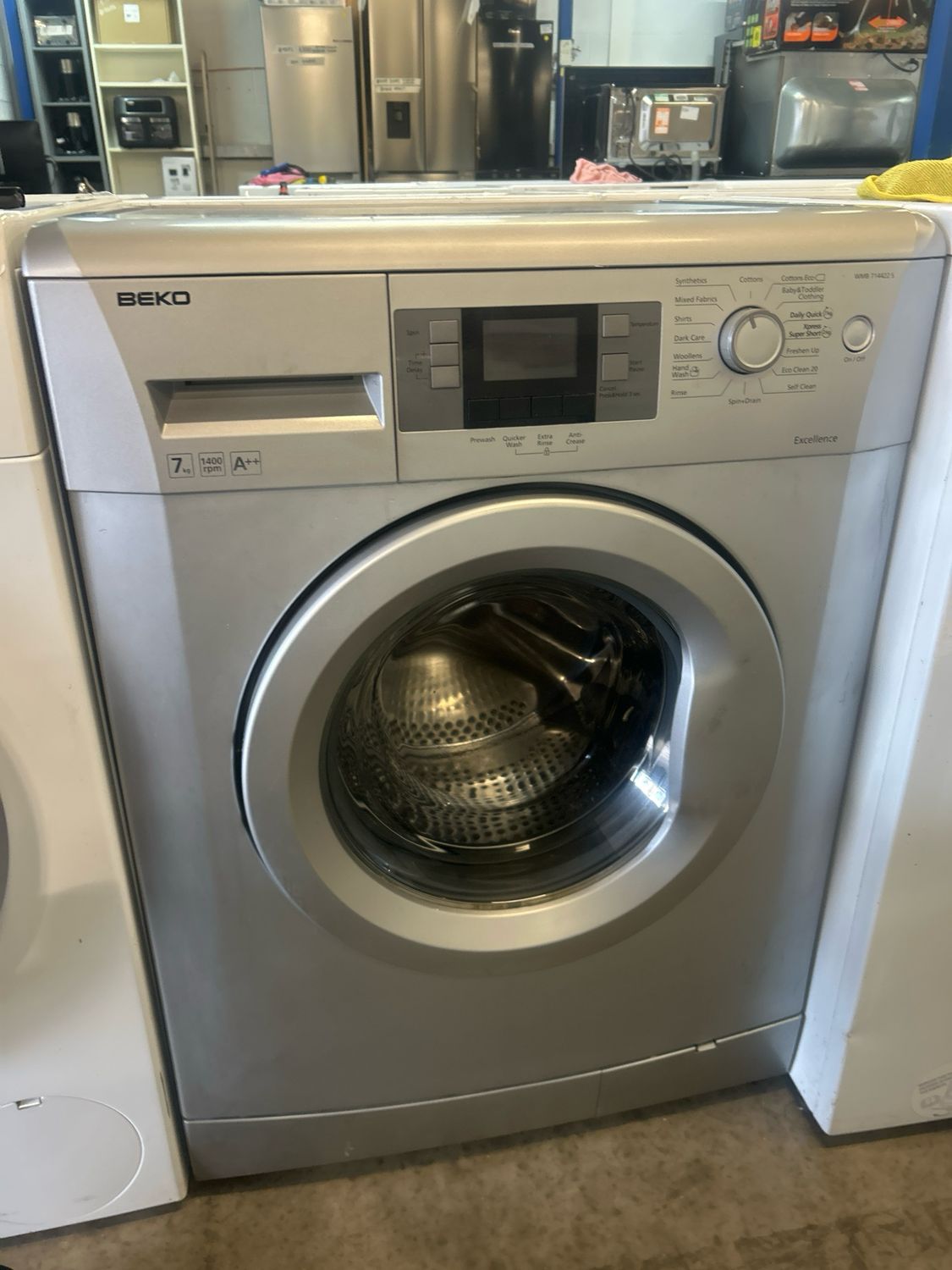 Beko WMB714422S 7kg 1400rpm Washing Machine Silver