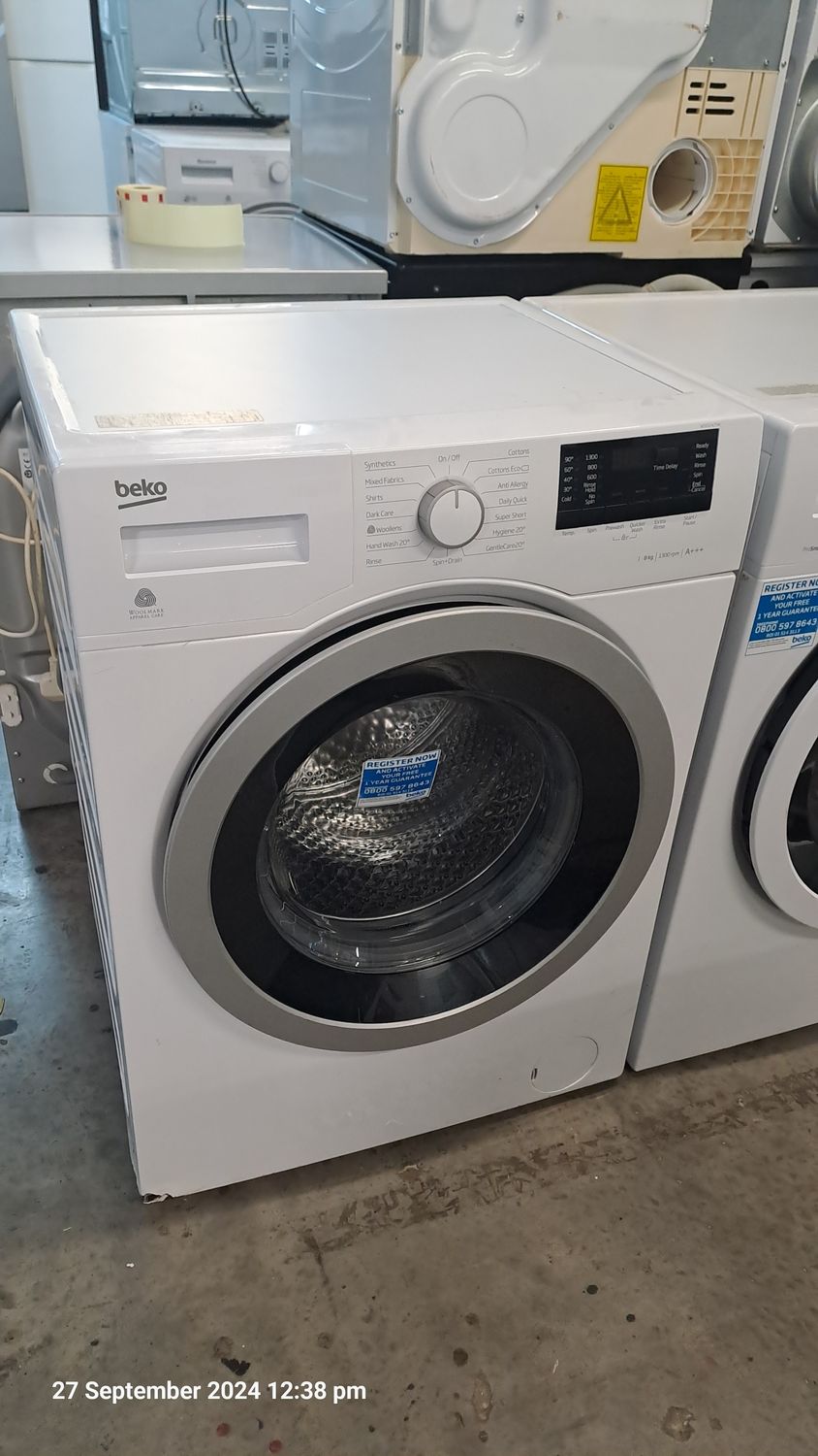 Beko WX742430W 7KG 1400rpm Washing Machine White A++