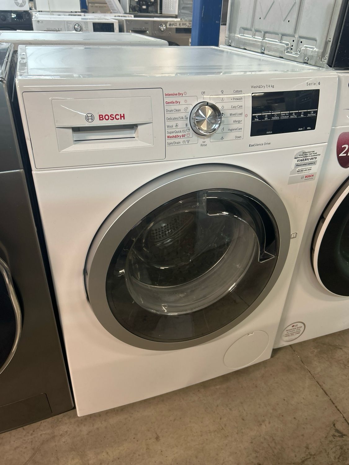 Bosch WVG30461GB 7kg/4kg 1400rpm Washer Dryer White