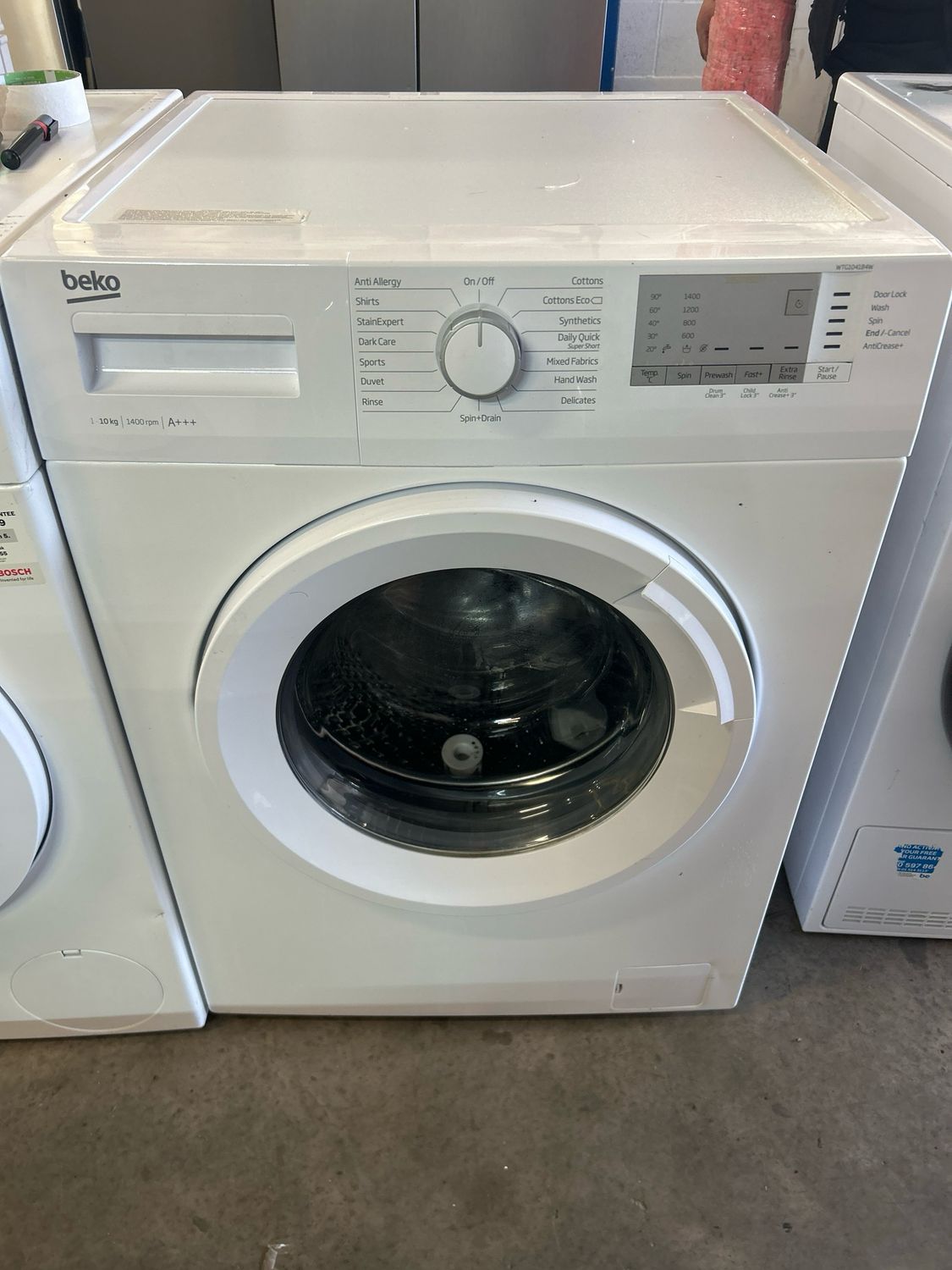 Beko WTG1041B4W 10kg 1400rpm Washing Machine White