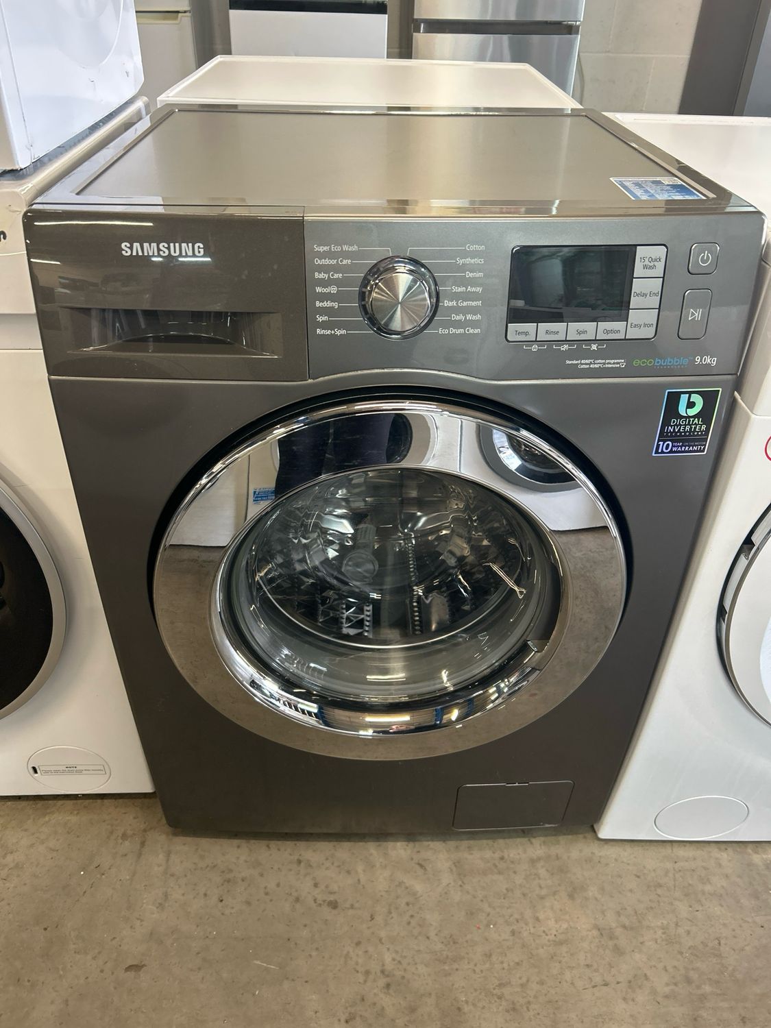 Samsung WF90F5E5U4X 9kg 1400rpm Washing Machine Graphite Grey