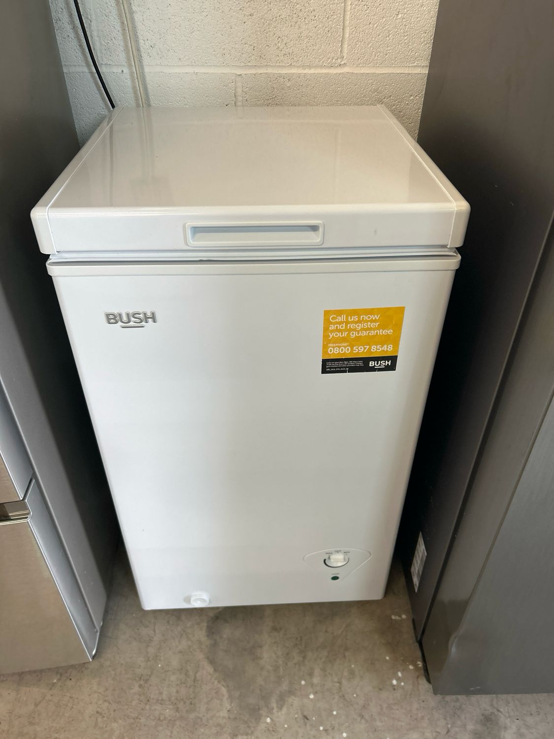 Bush BCF60L Chest Freezer - White 60L W50cm H85cm