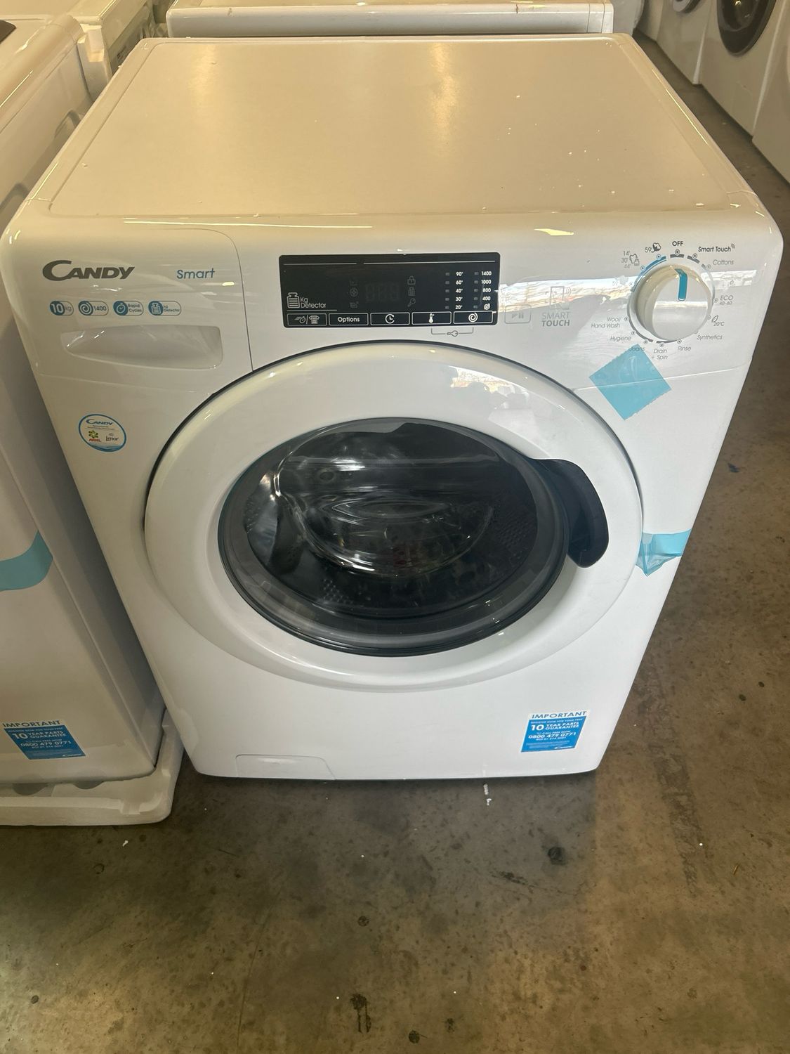 Candy CS1410TWE 10KG 1400RPM Washing Machine White