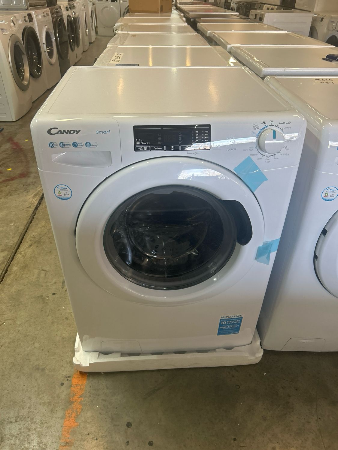 Candy CS1410TWE 10KG 1400RPM Washing Machine White