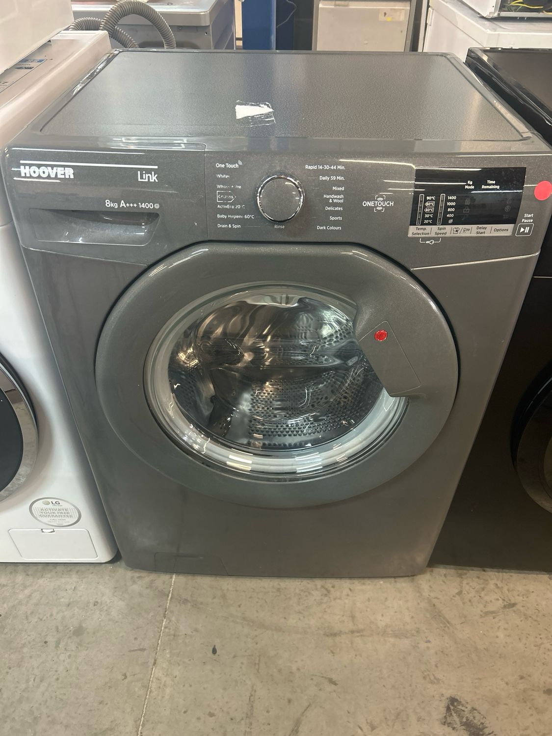 Hoover 8kg 1400rpm Washing Machine Grey