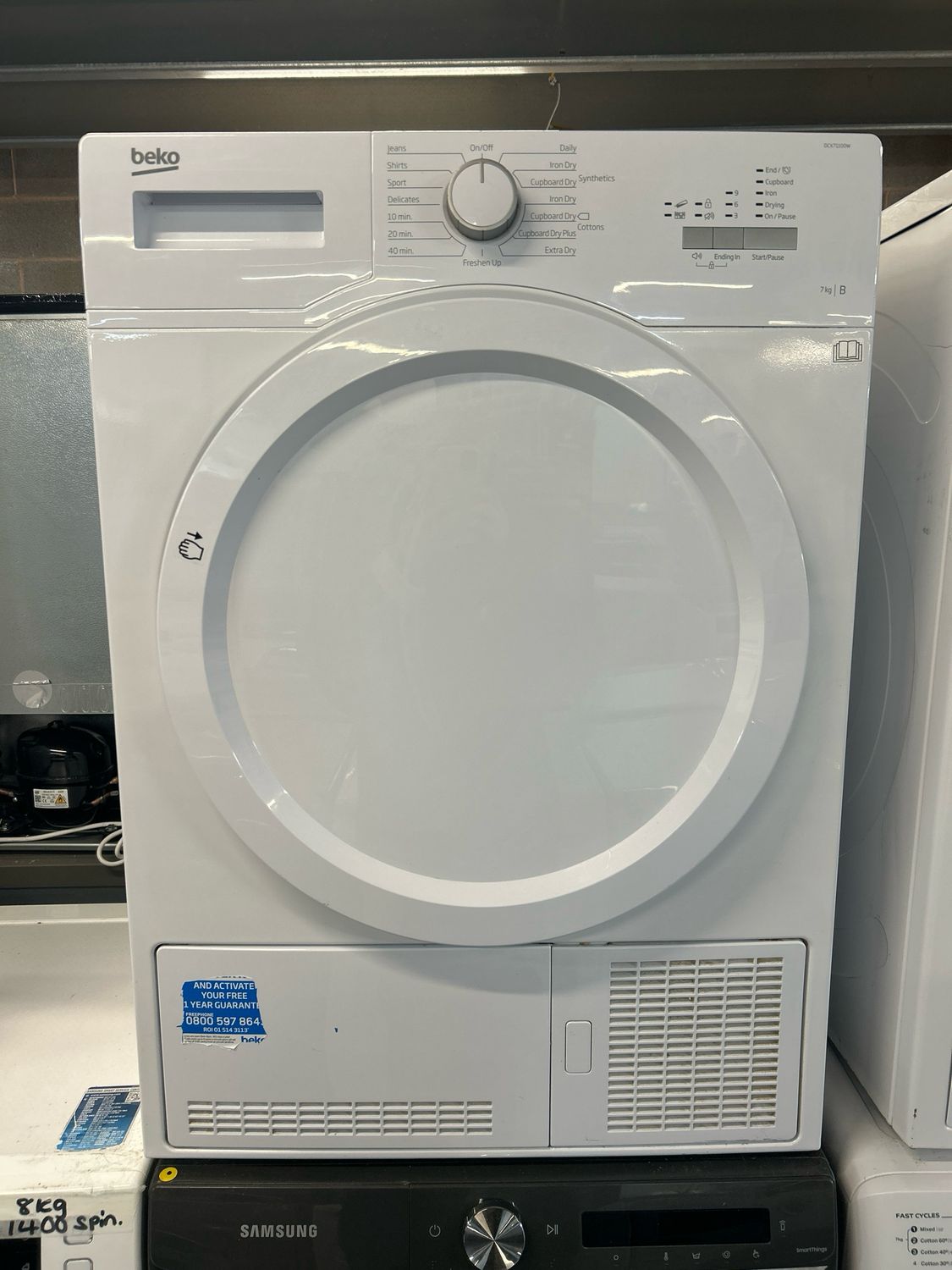 Beko DCX71100W 7kg Condenser Dryer White