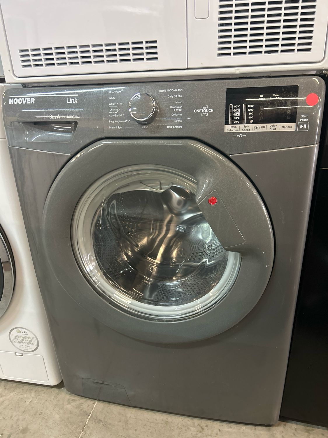 Hoover 8KG 1400rpm Washing Machine Grey
