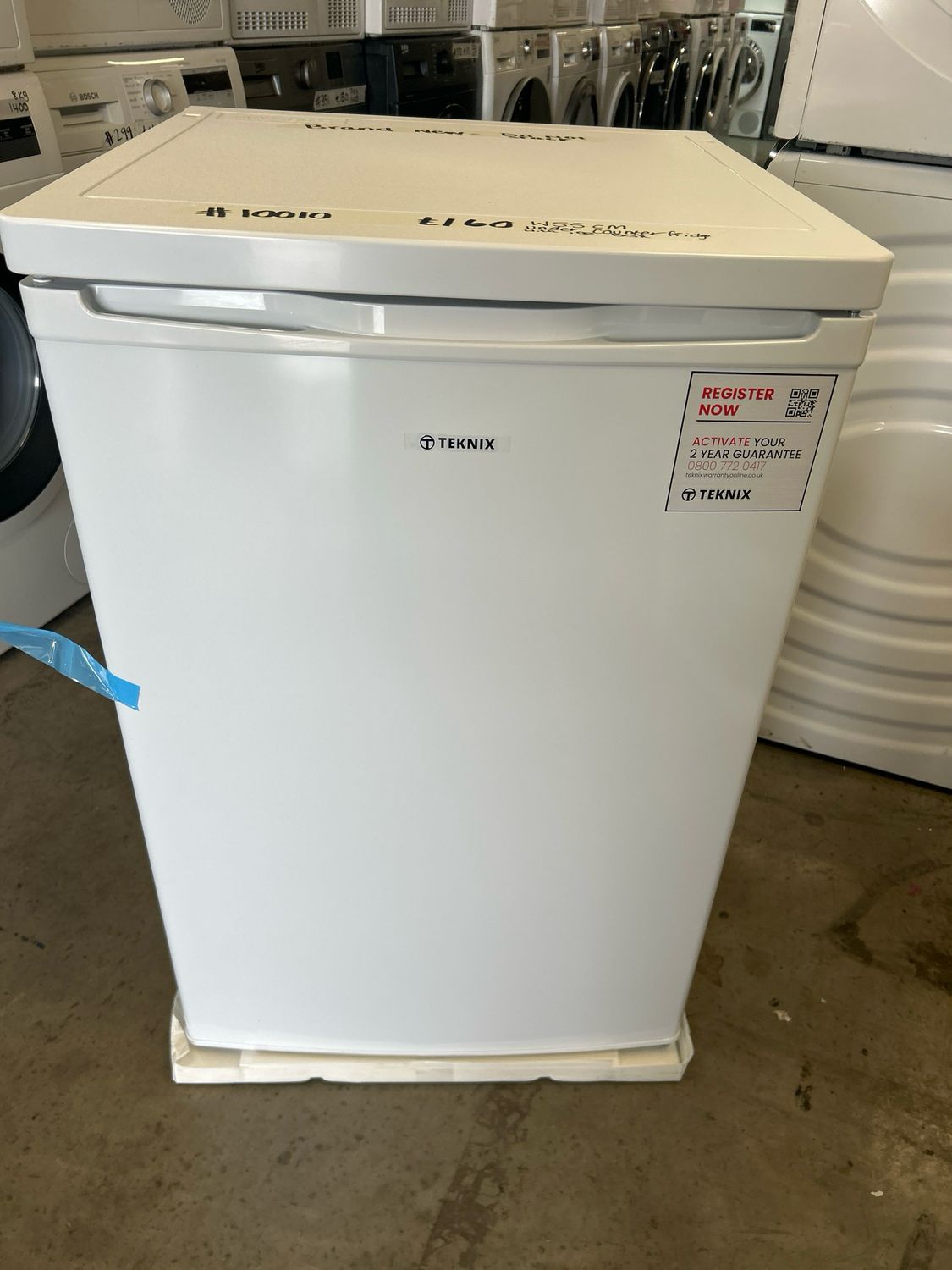 Teknix UC55R5W Under Counter Fridge with Ice box Brand New