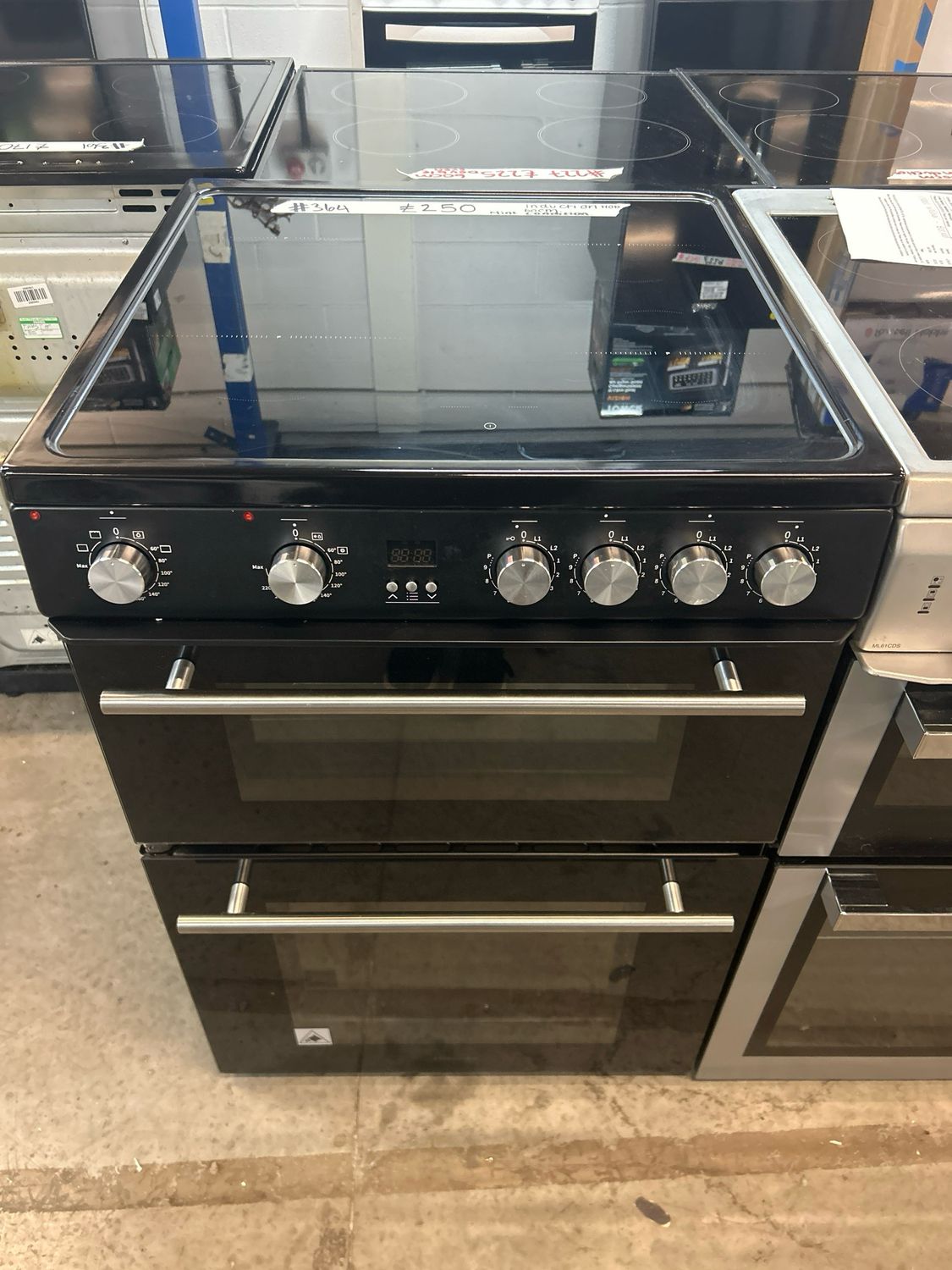 Hisense F60DI3E4P22-CC 60cm Electric Cooker Induction Hob Black Mint Condition