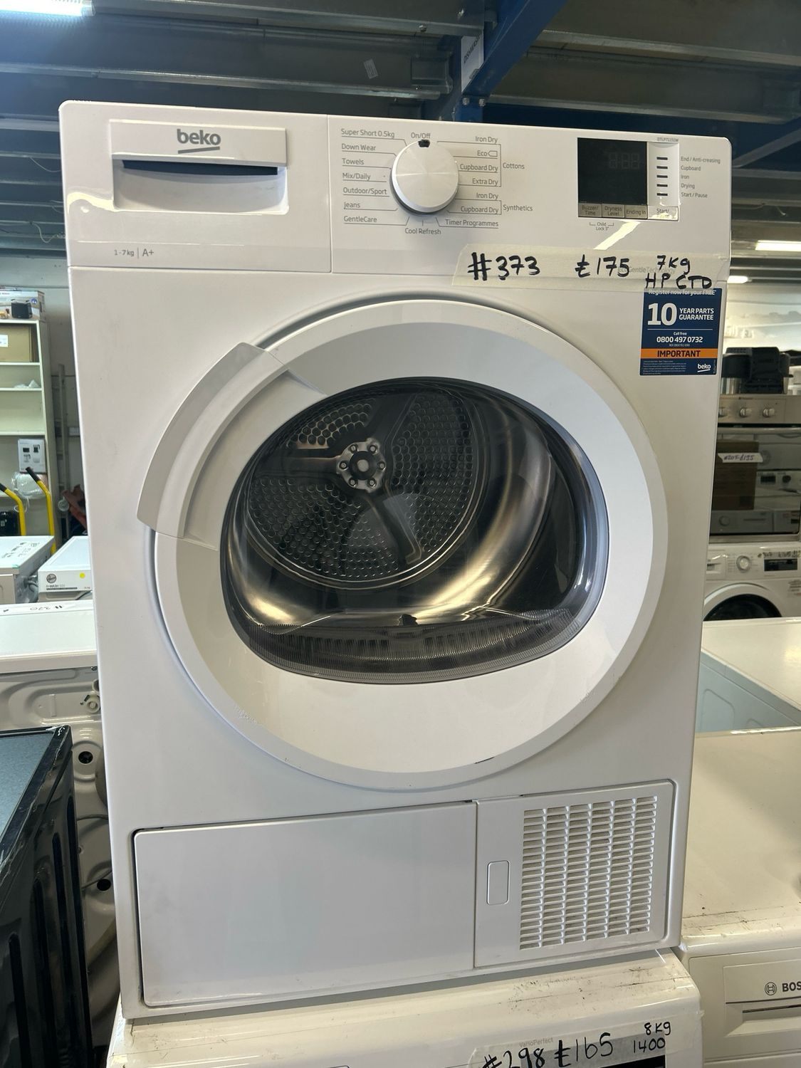 Beko DTLP71151W 7kg Heat Pump Condenser Dryer White