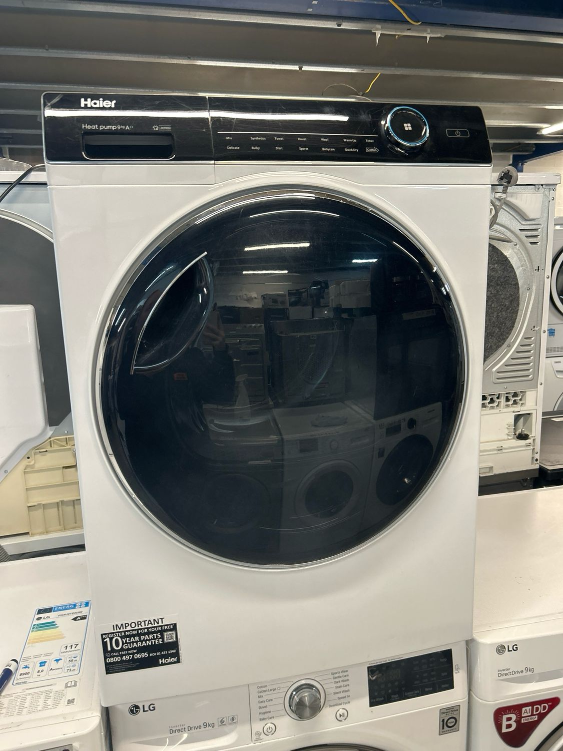 Haier hd90-a2979 Heat Pump Condenser Dryer