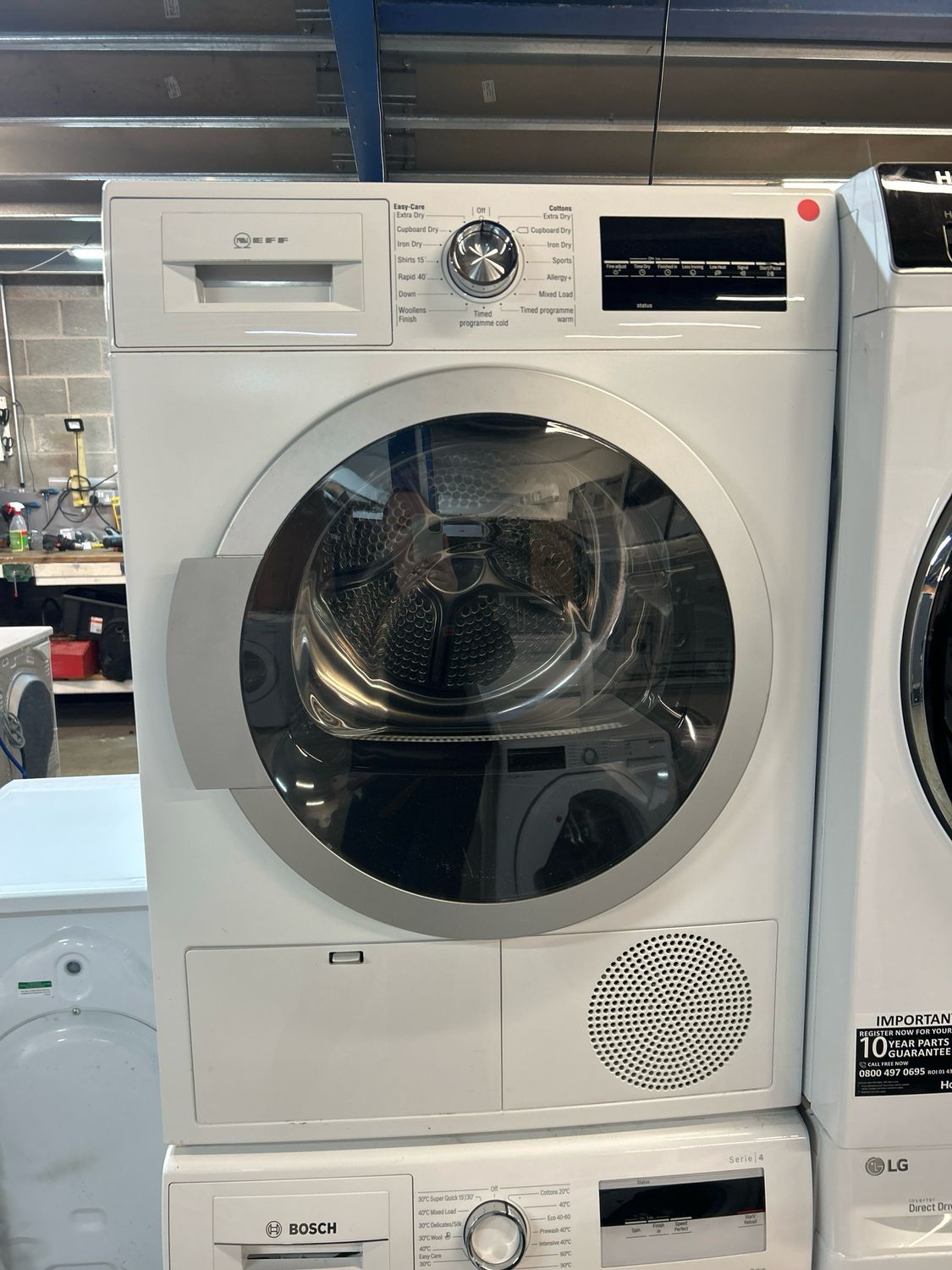 Neff R8580X3GB 8kg Condenser Dryer White