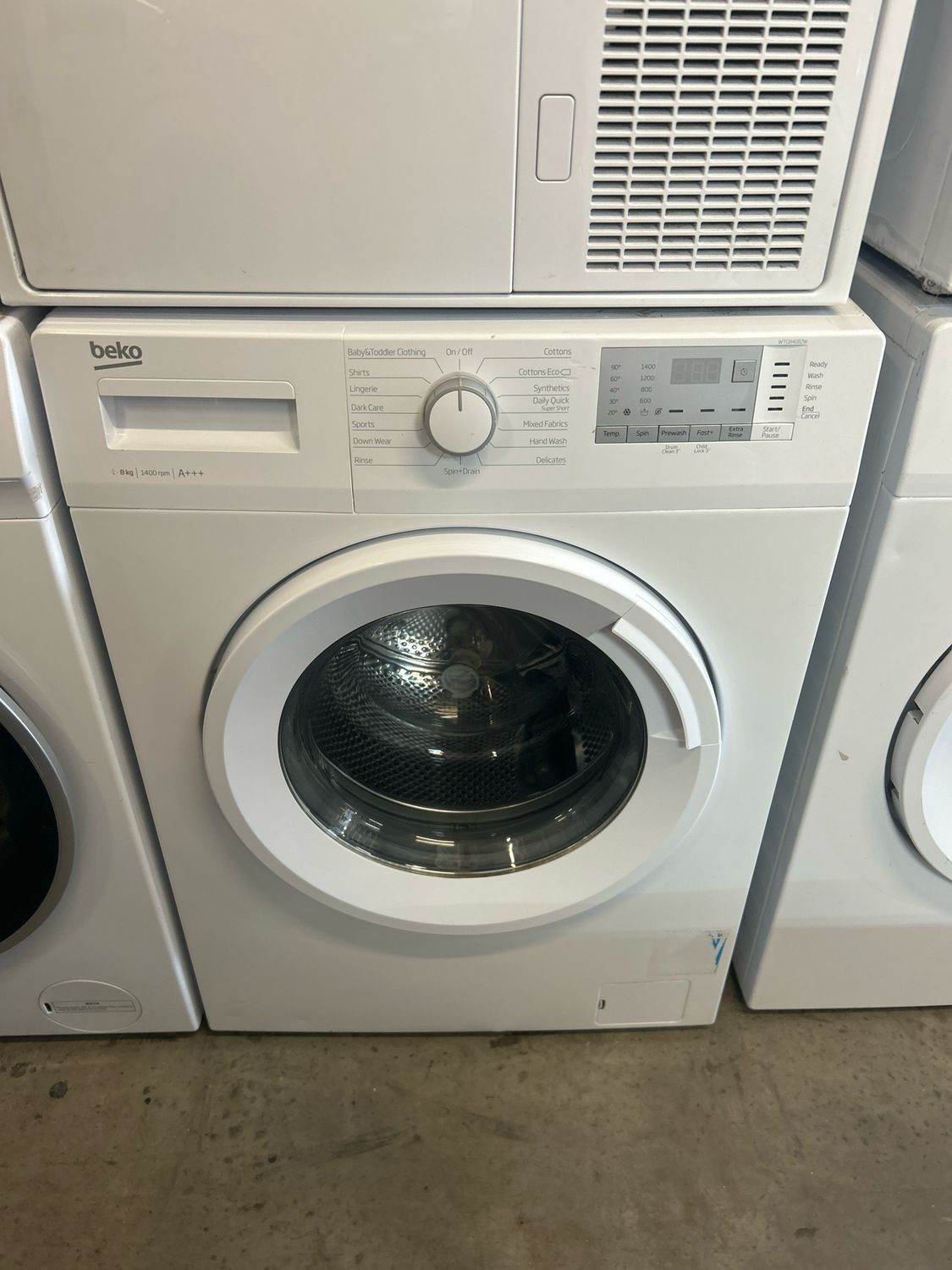 Beko WTG841B2W 8kg 1400rpm Washing Machine White