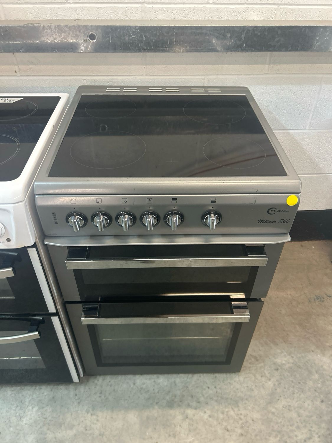 Flavel Milano 60cm Electric Cooker Ceramic Hobs Silver