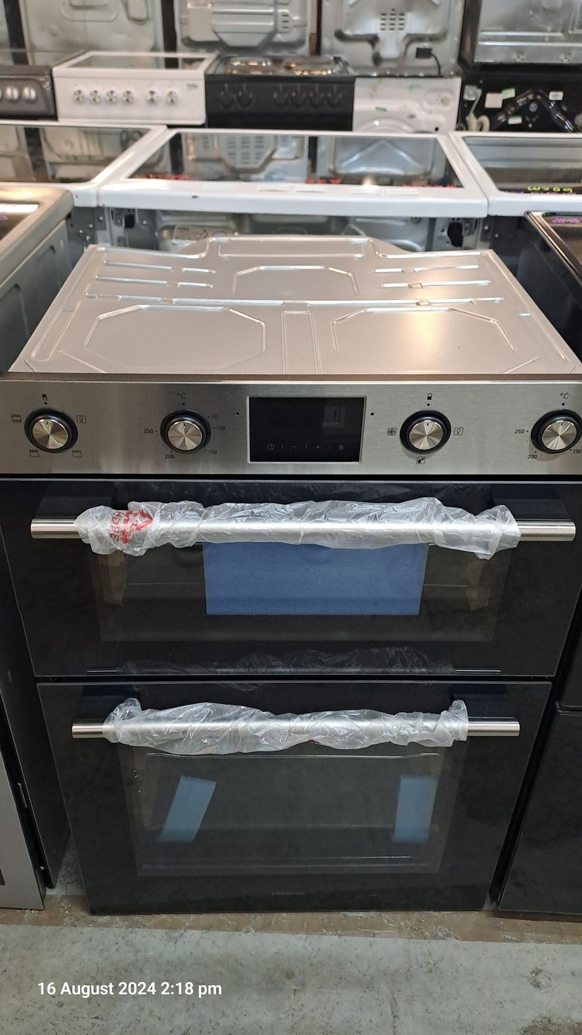 Hisense BID99222CXUK H90cm W60cm  Built in Double Oven Fan Oven New