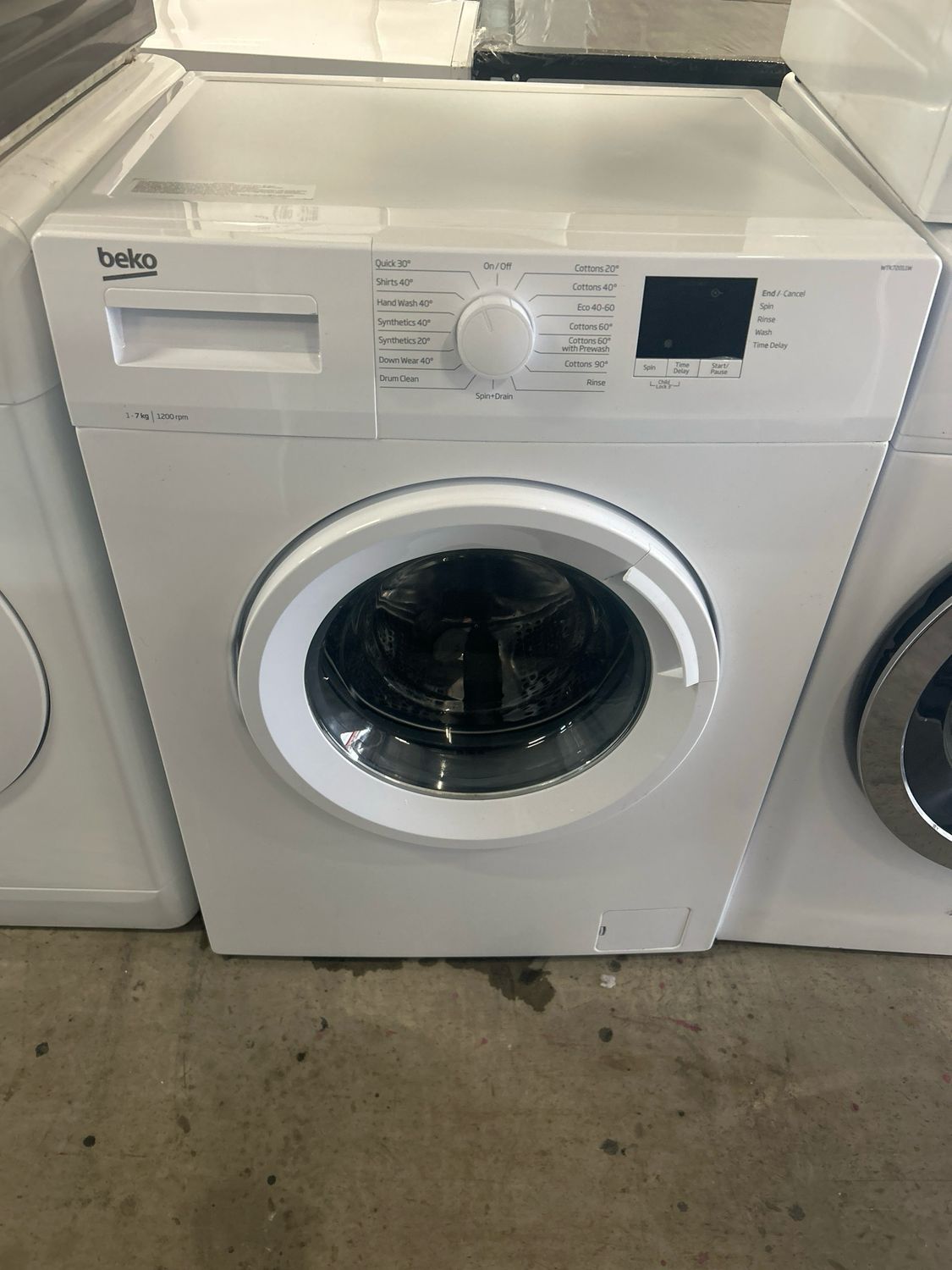 Beko WTK72011W 7kg 1200rpm Washing Machine White
