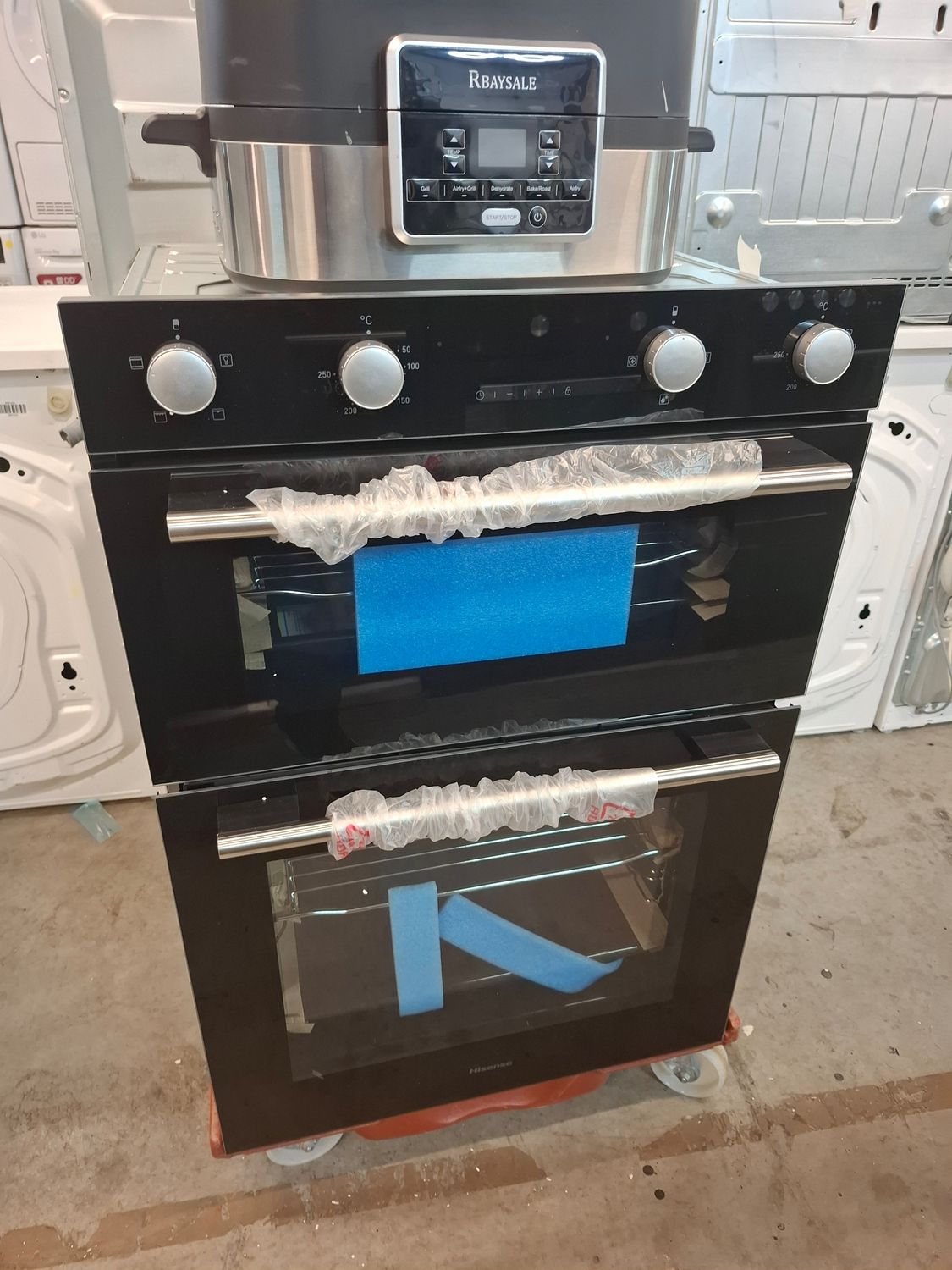 Hisense BID95211BGUK Built in Double Oven Fan Oven Black New