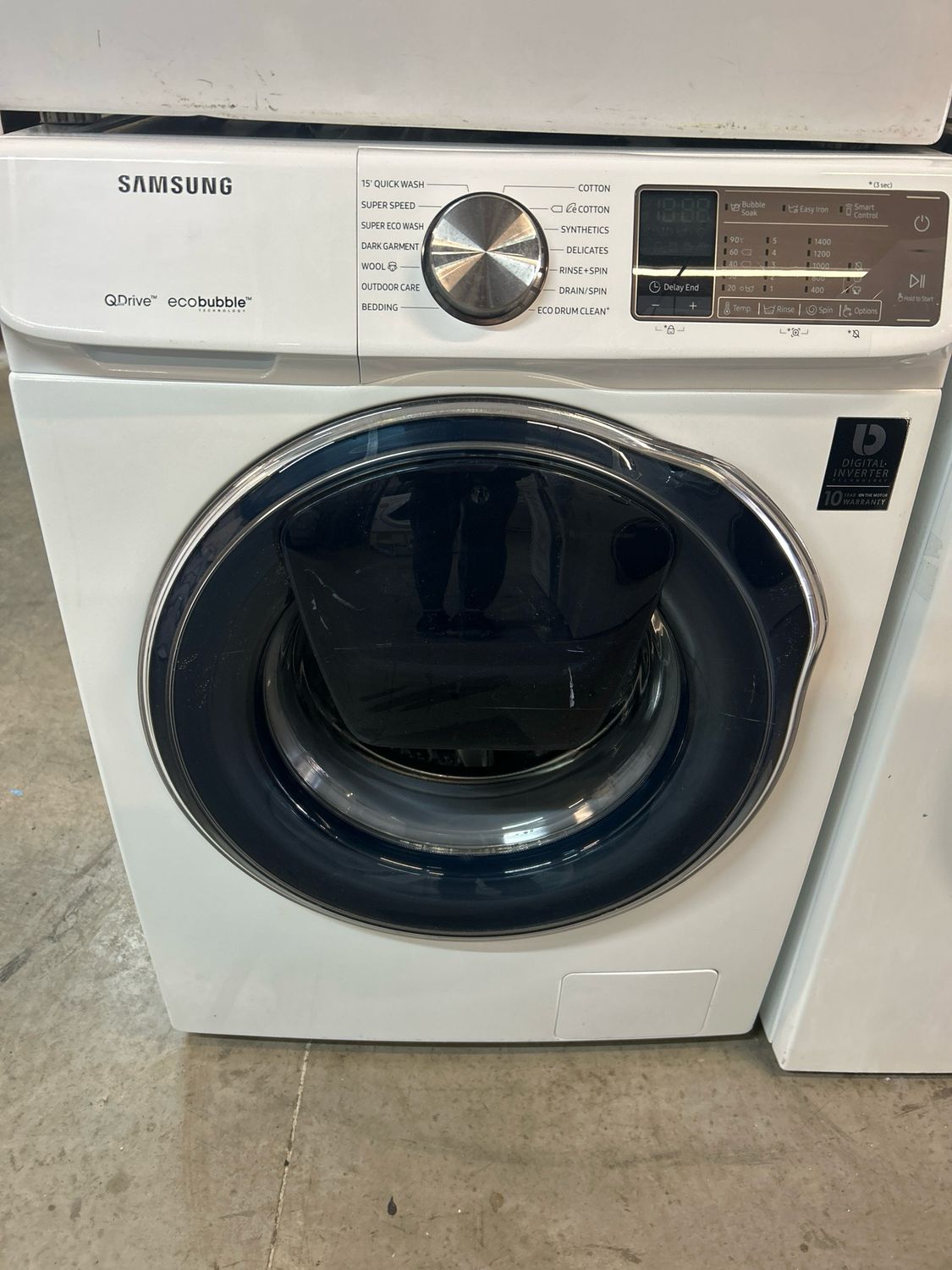 Samsung WW90M6450PM 9kg 1400rpm Washing Machine White -Add wash