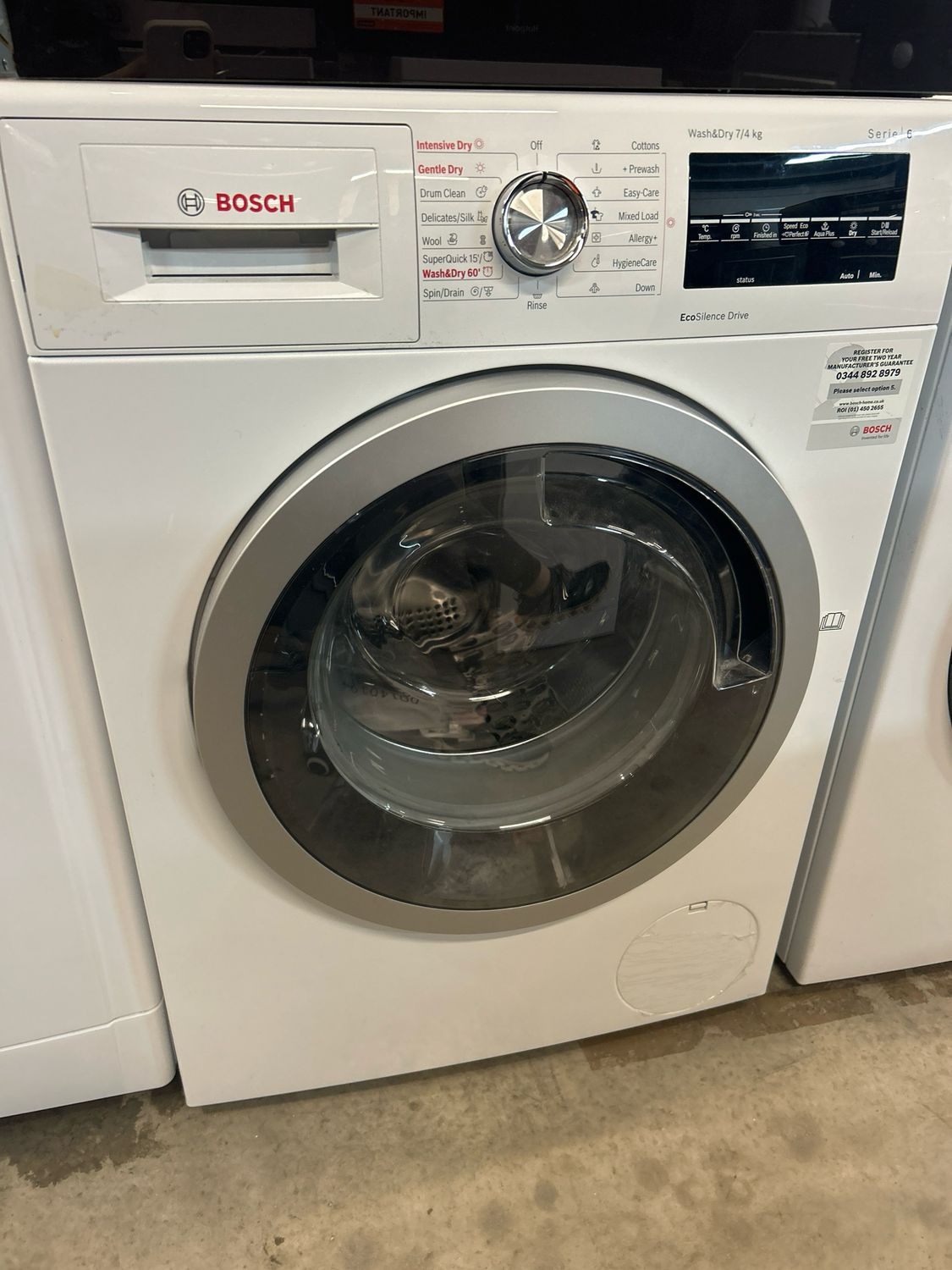 Bosch WVG30461GB 7KG/4KG 1400rpm Washer Dryer White