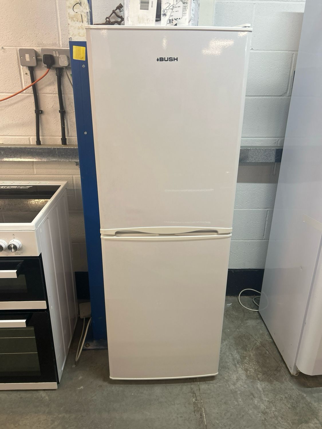 Bush Fridge Freezer White H160cm W55cm D58cm