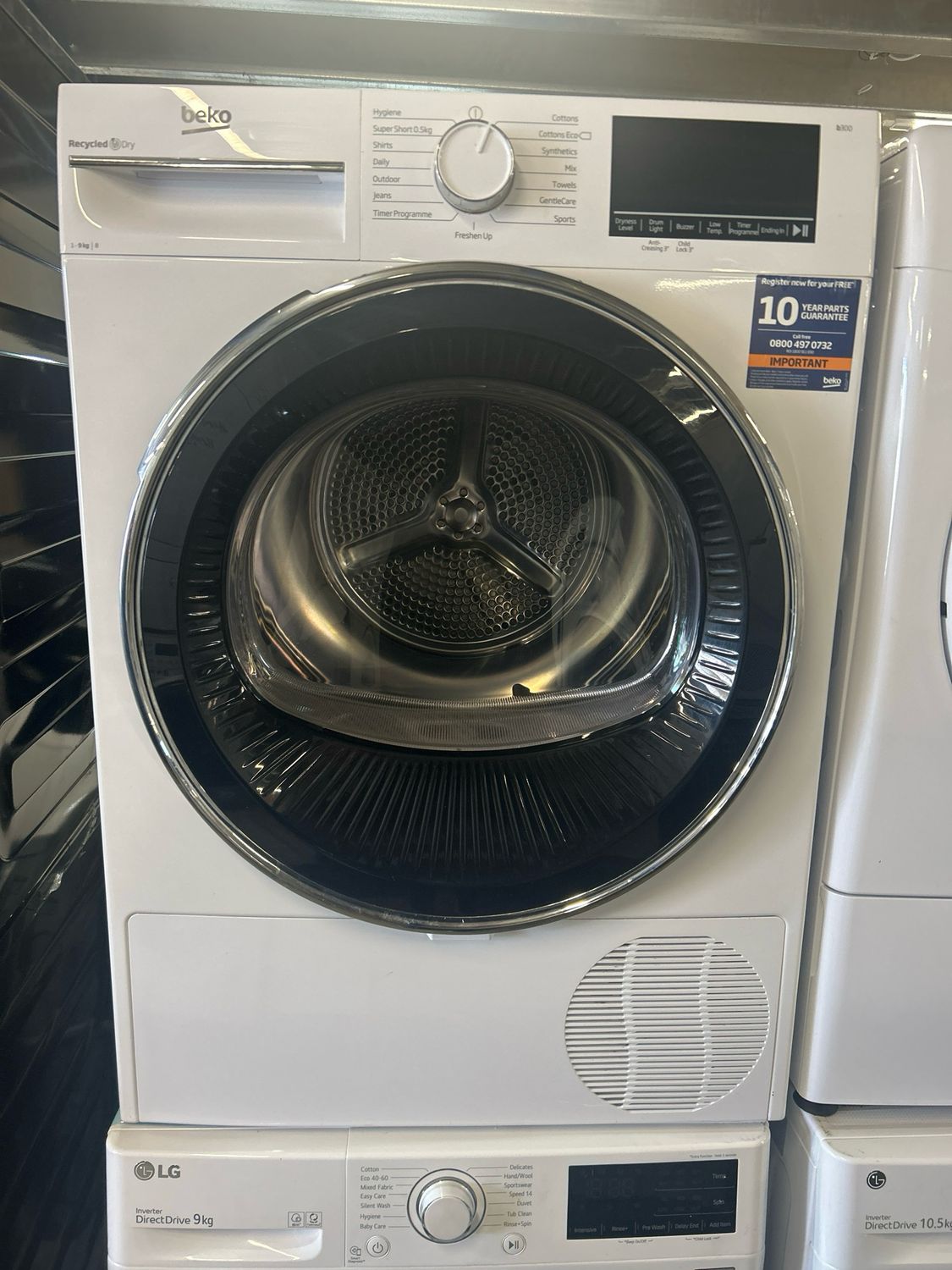 Beko B300 9Kg Condenser Dryer White
