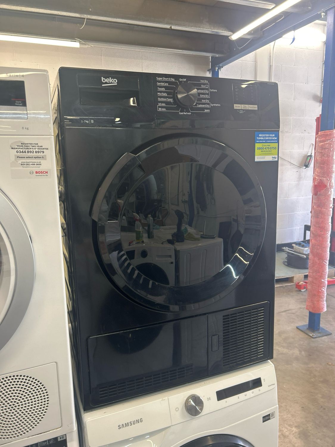 Beko DTLCE70051B 7Kg Condenser Dryer Black