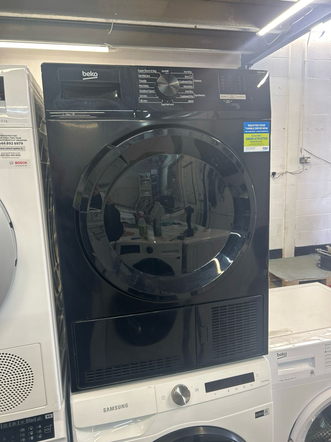 Beko DTLCE70051B 7Kg Condenser Dryer Black