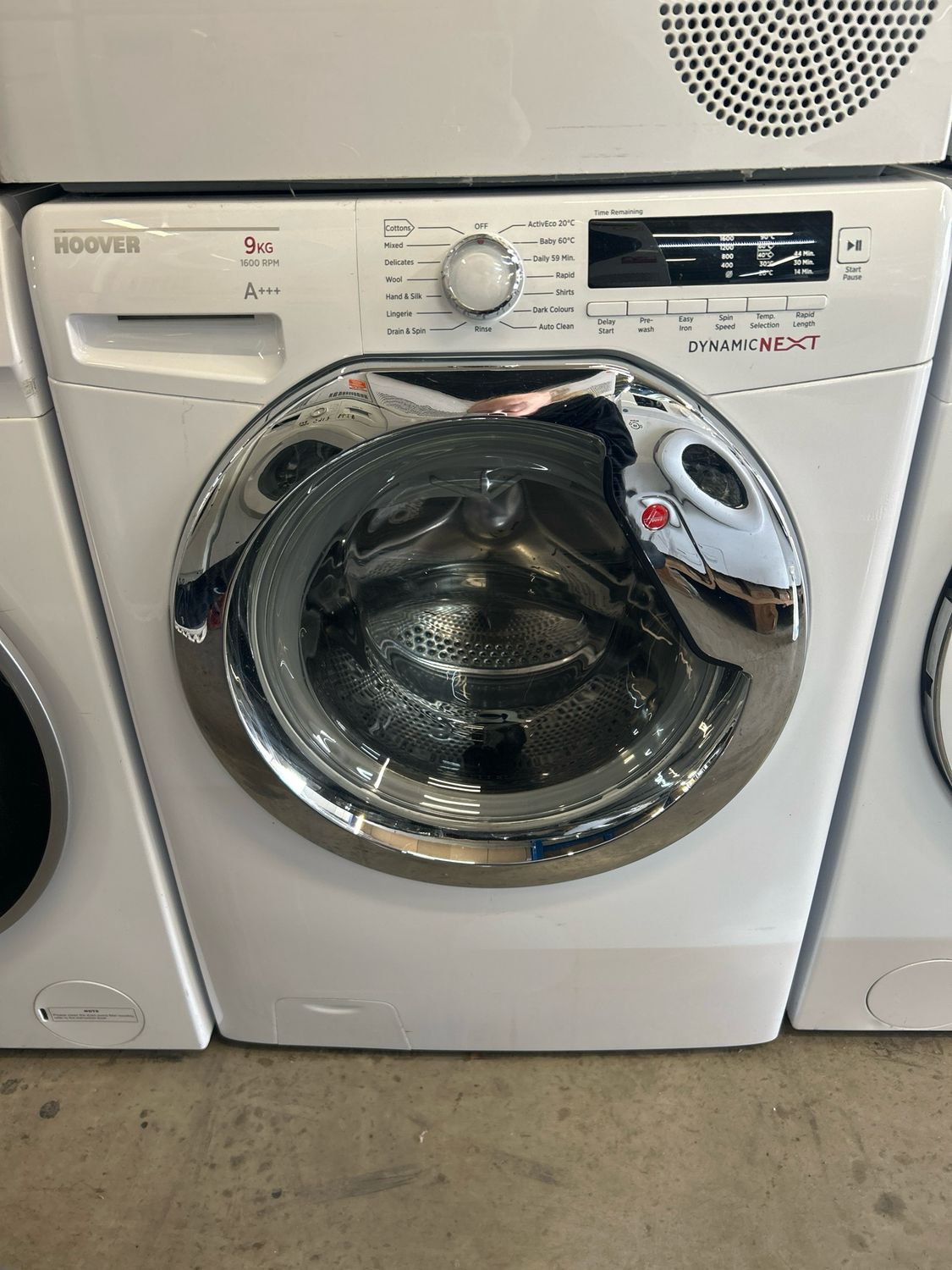 Hoover 9kg 1600rpm Washing Machine White