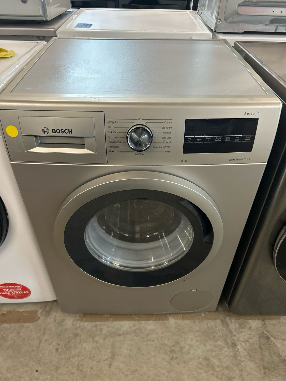 Bosch Serie 4 WAN282X0GB/38 8kg 1400rpm Washing Machine Silver