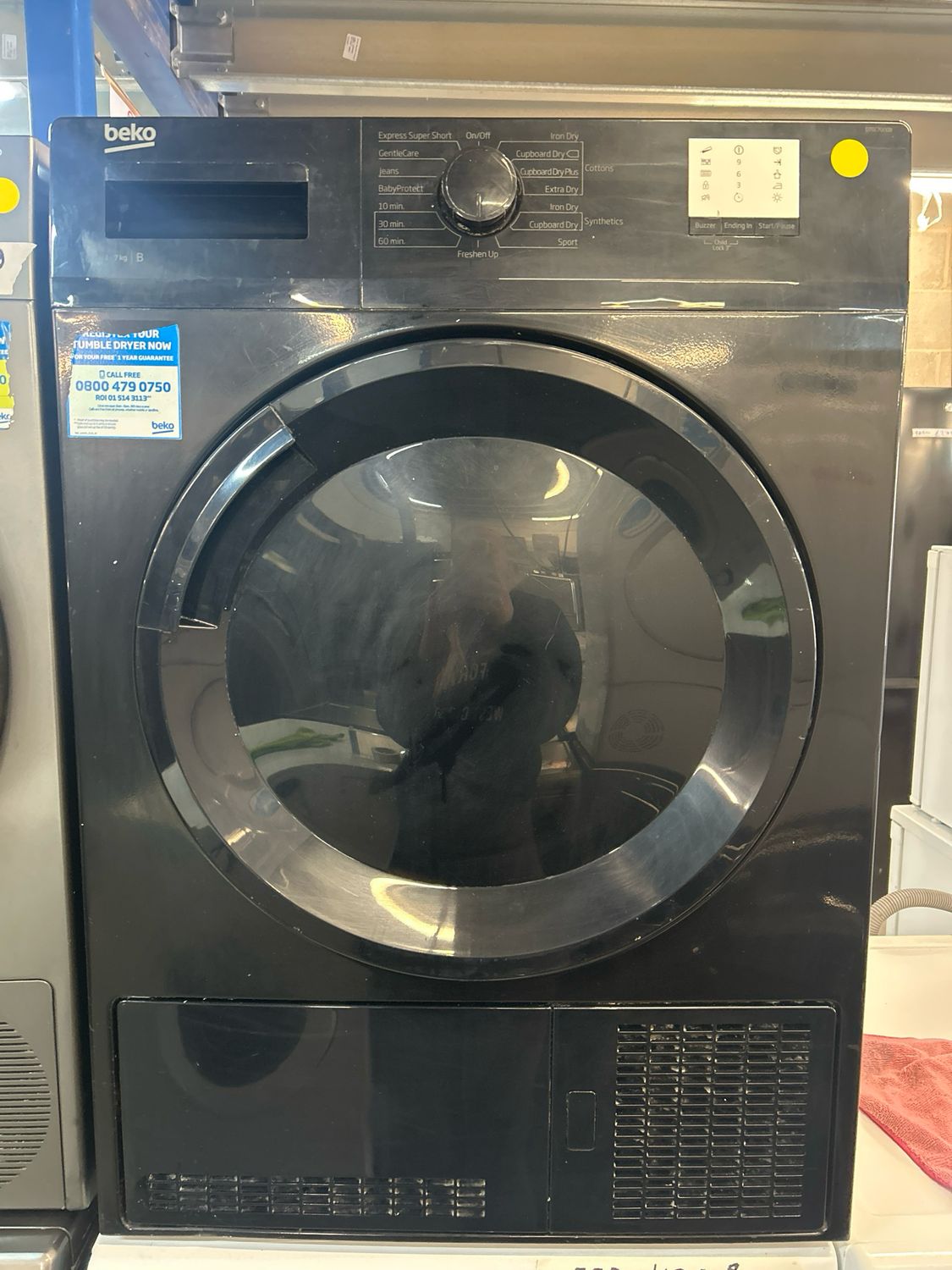 Beko DTGC7000B 7kg Condenser Dryer Black