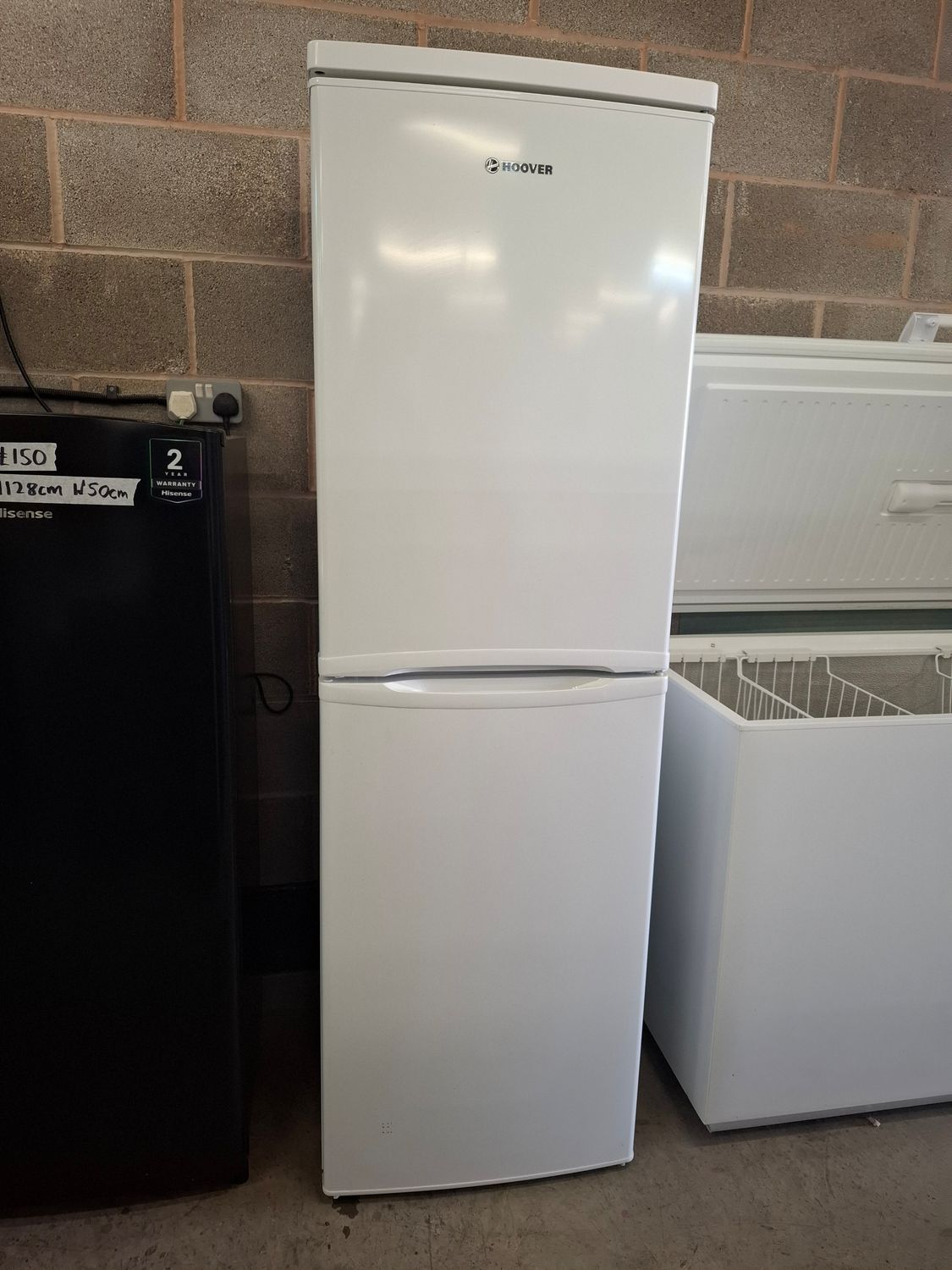 Hoover Fridge Freezer H175cm W55cm D60cm White Frost Free Refurbished