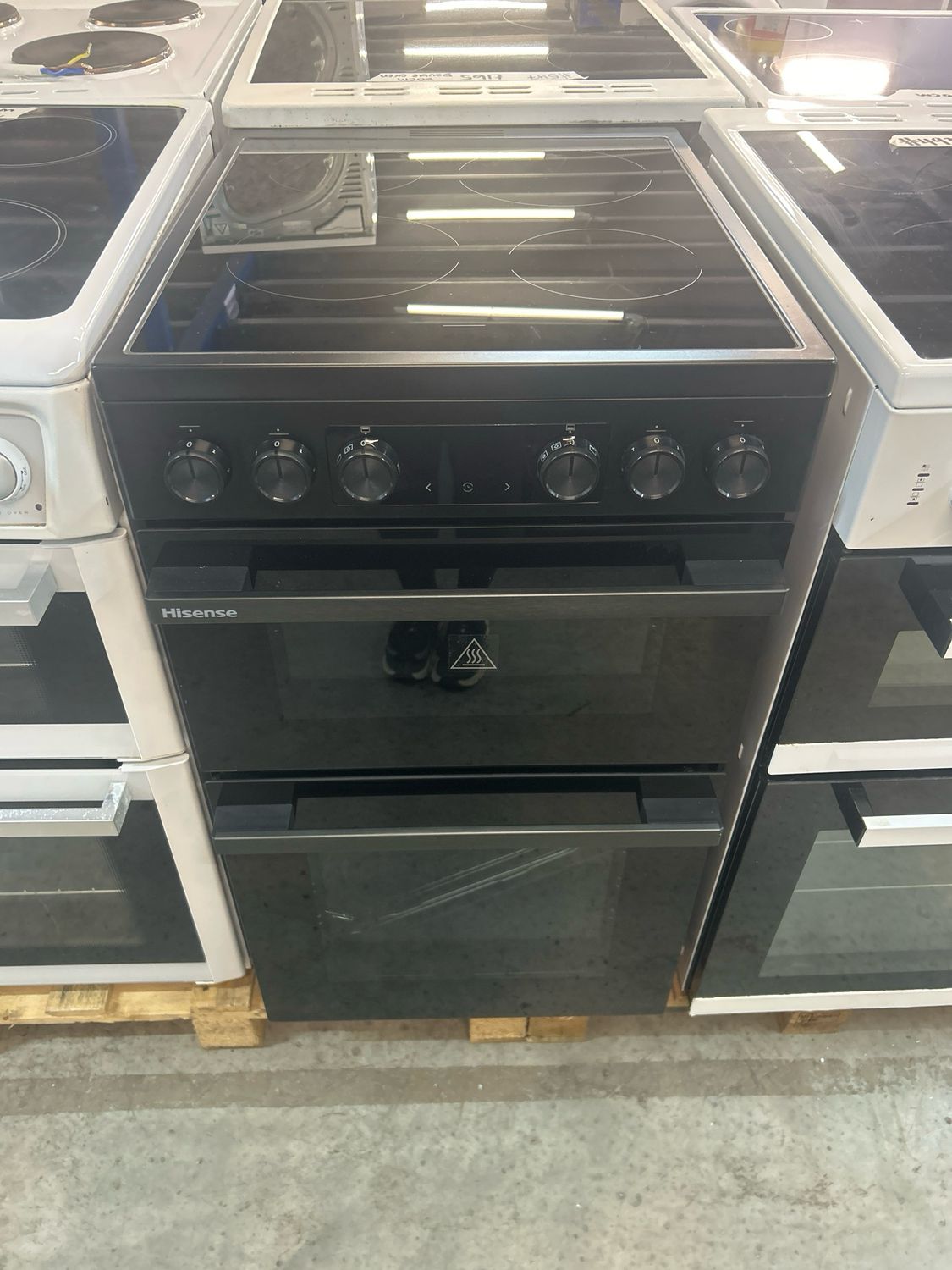 Hisense HDCEC5C10B 50cm Electric Cooker with Ceramic Hob - Black -  1 Year Warranty!