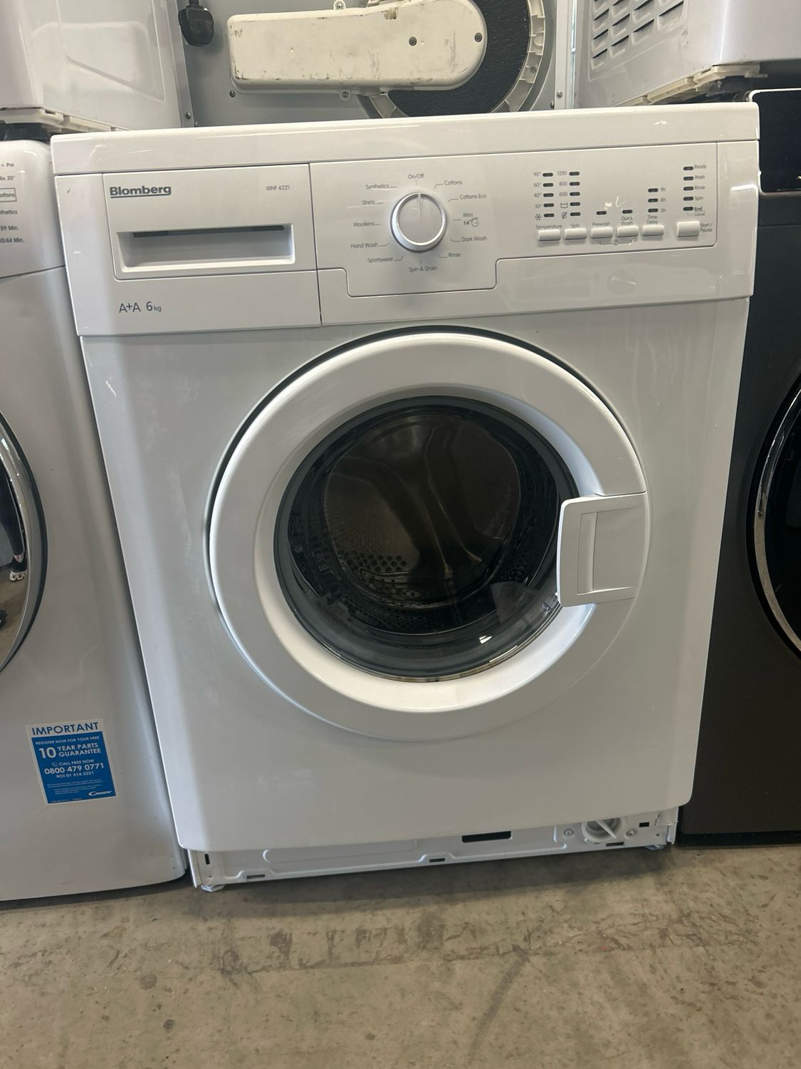 Blomberg WNF6221 6KG 1200rpm Washing Machine White 3 Months Warranty