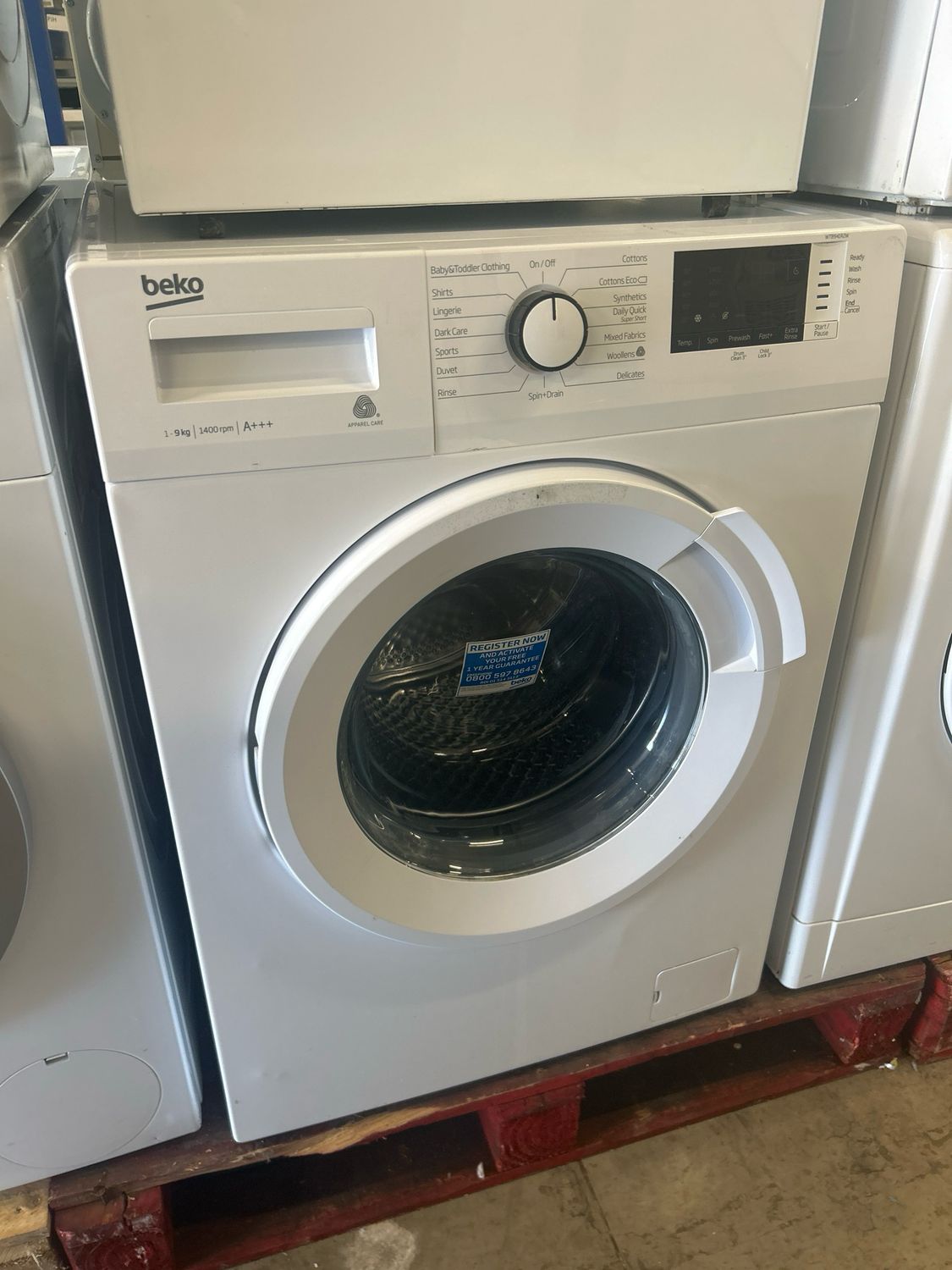 Beko WTB941R2W 9kg 1400rpm Washing Machine White