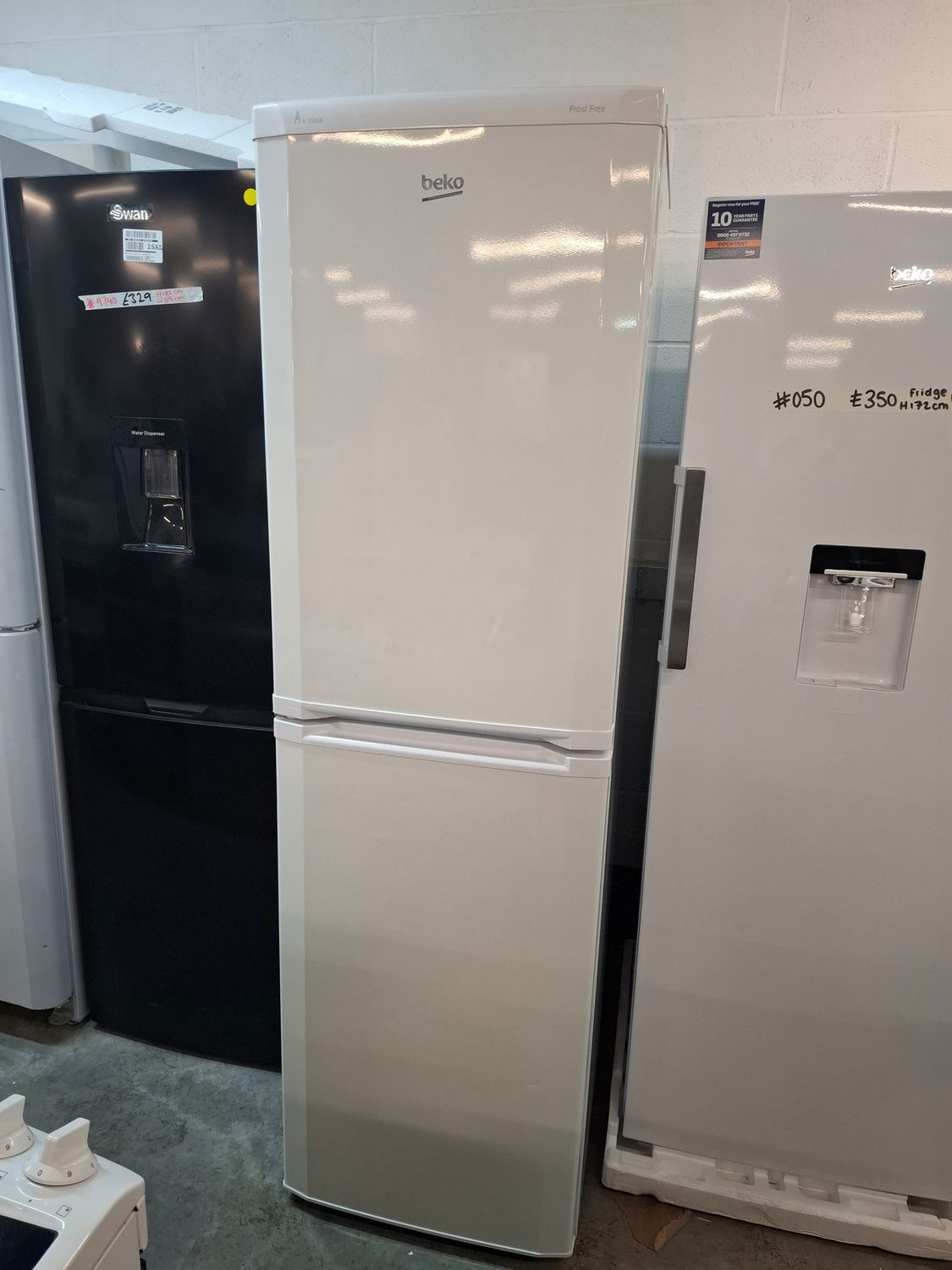 Beko RCF582 Fridge Freezer H183 x W55 x D60 White Refurbished 
