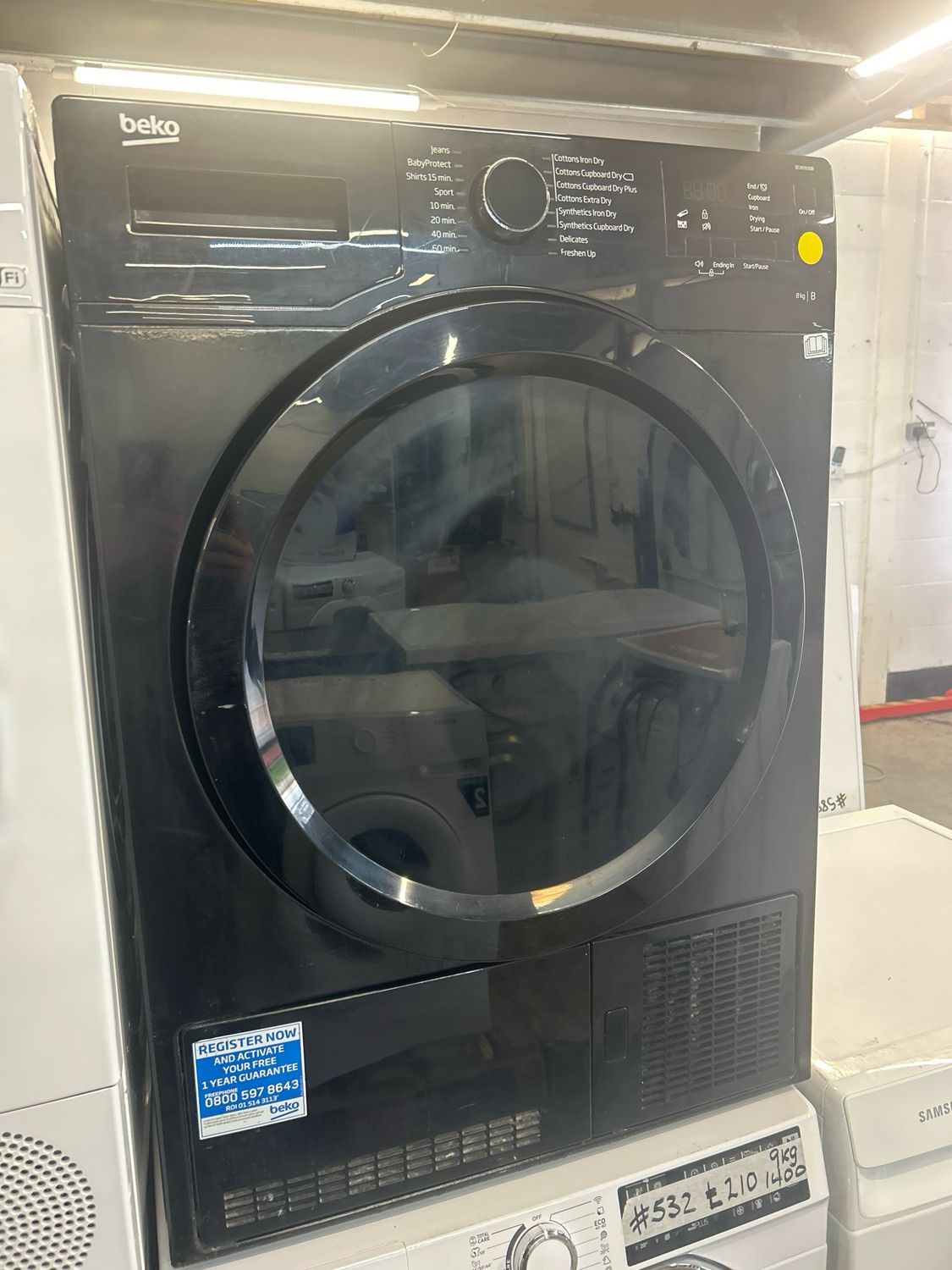 Beko DCX83100B 8kg Condenser Dryer Black