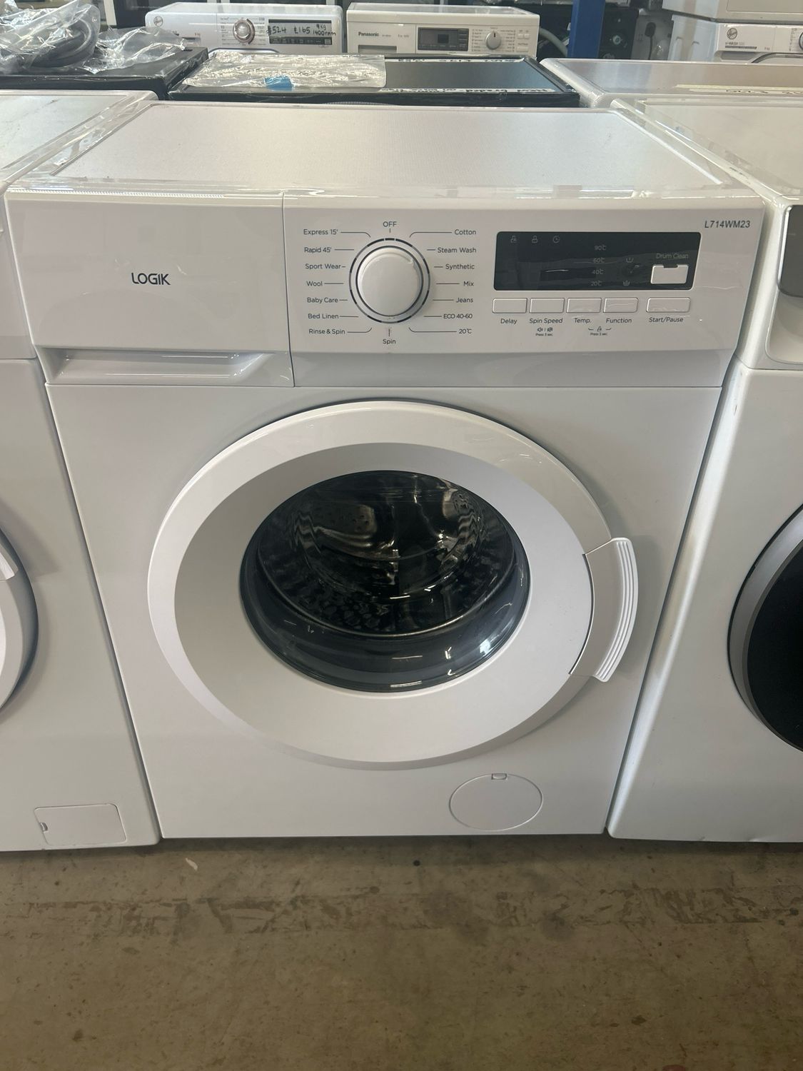 Logik L714WM23 7kg 1400rpm Washing Machine White